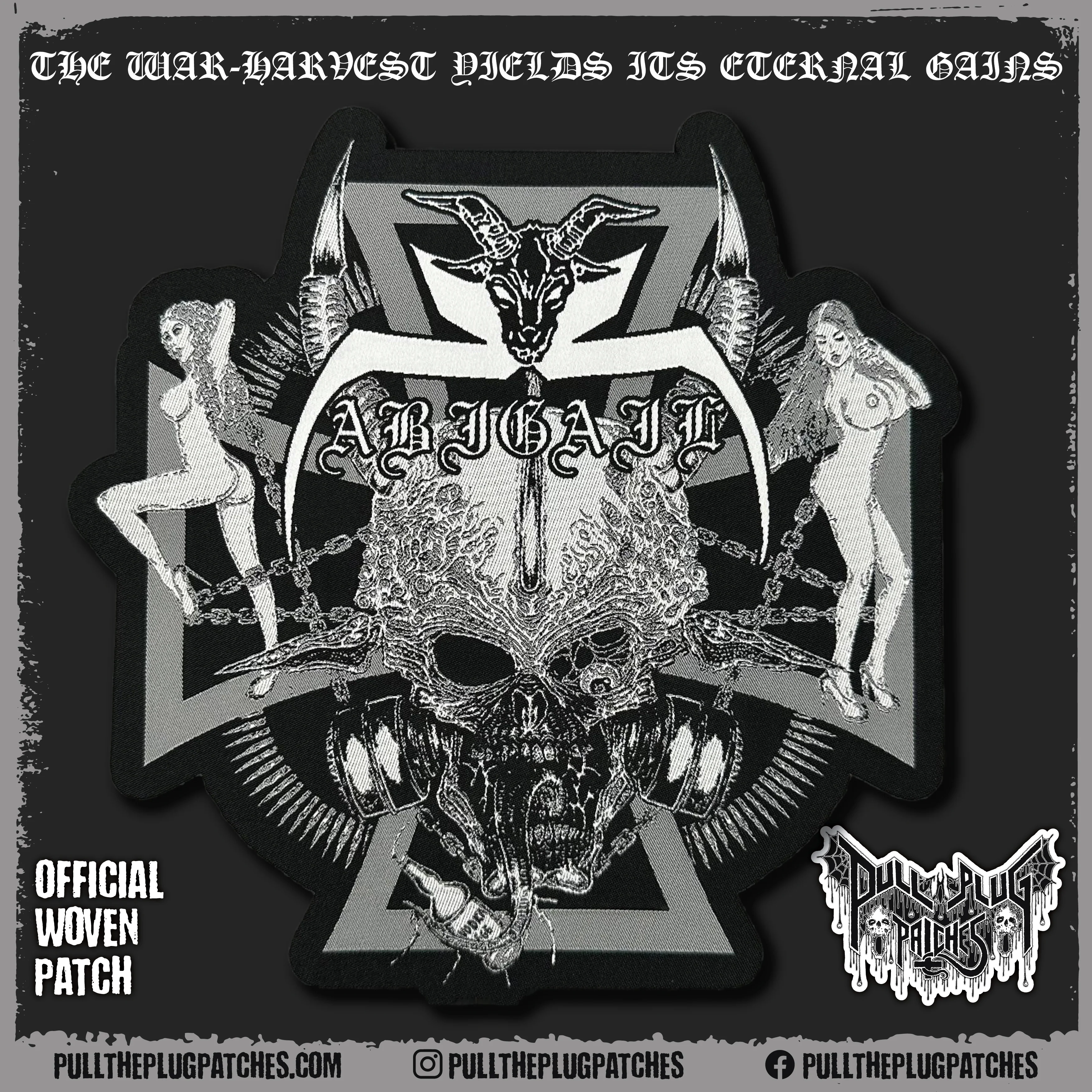 Abigail - Eastern Black Metal Yakuza - Oversize Patch