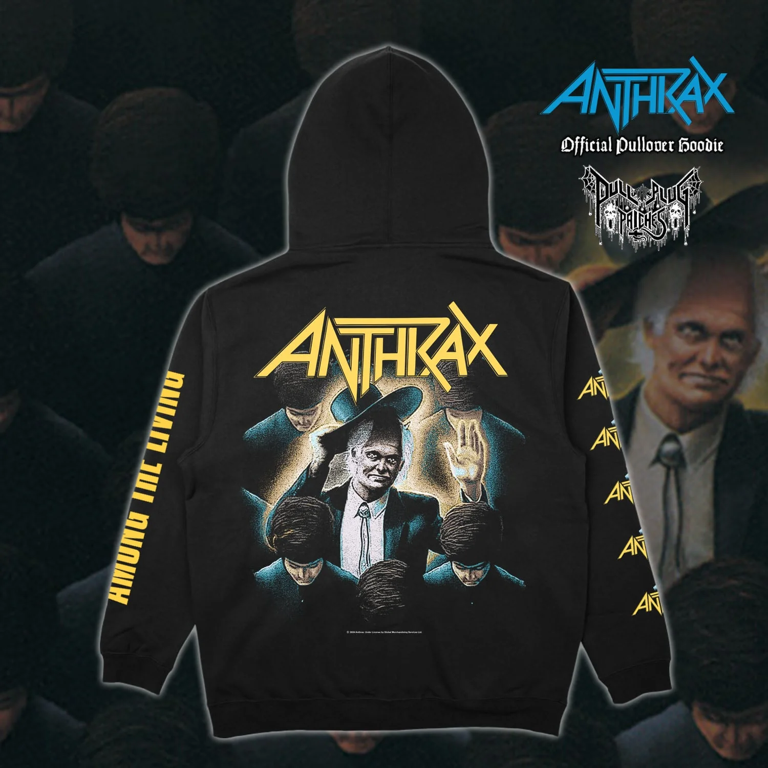 Anthrax - Among The Living - Pullover Hoodie - Image 4