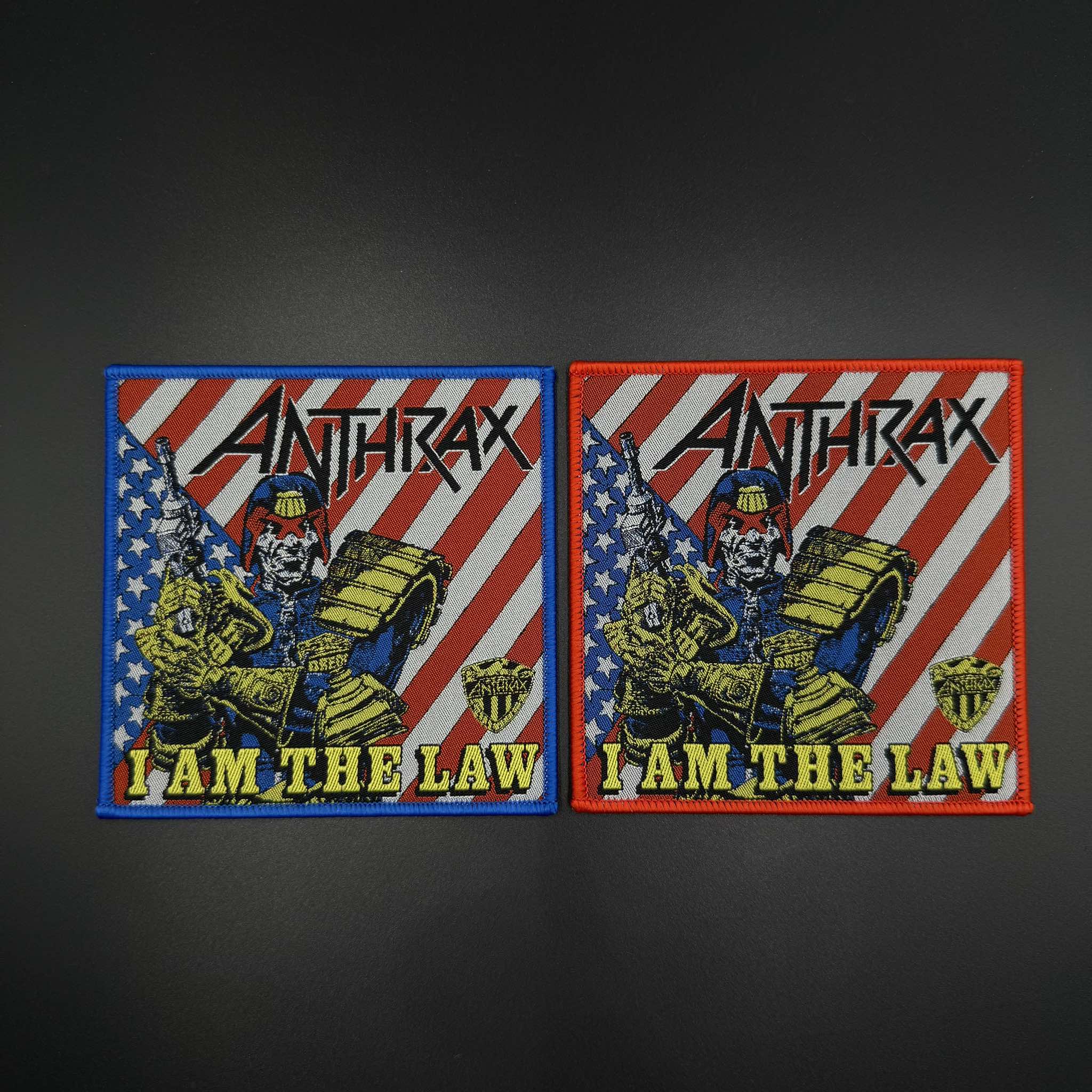 Anthrax - I Am The Law - Square Patch - Image 2