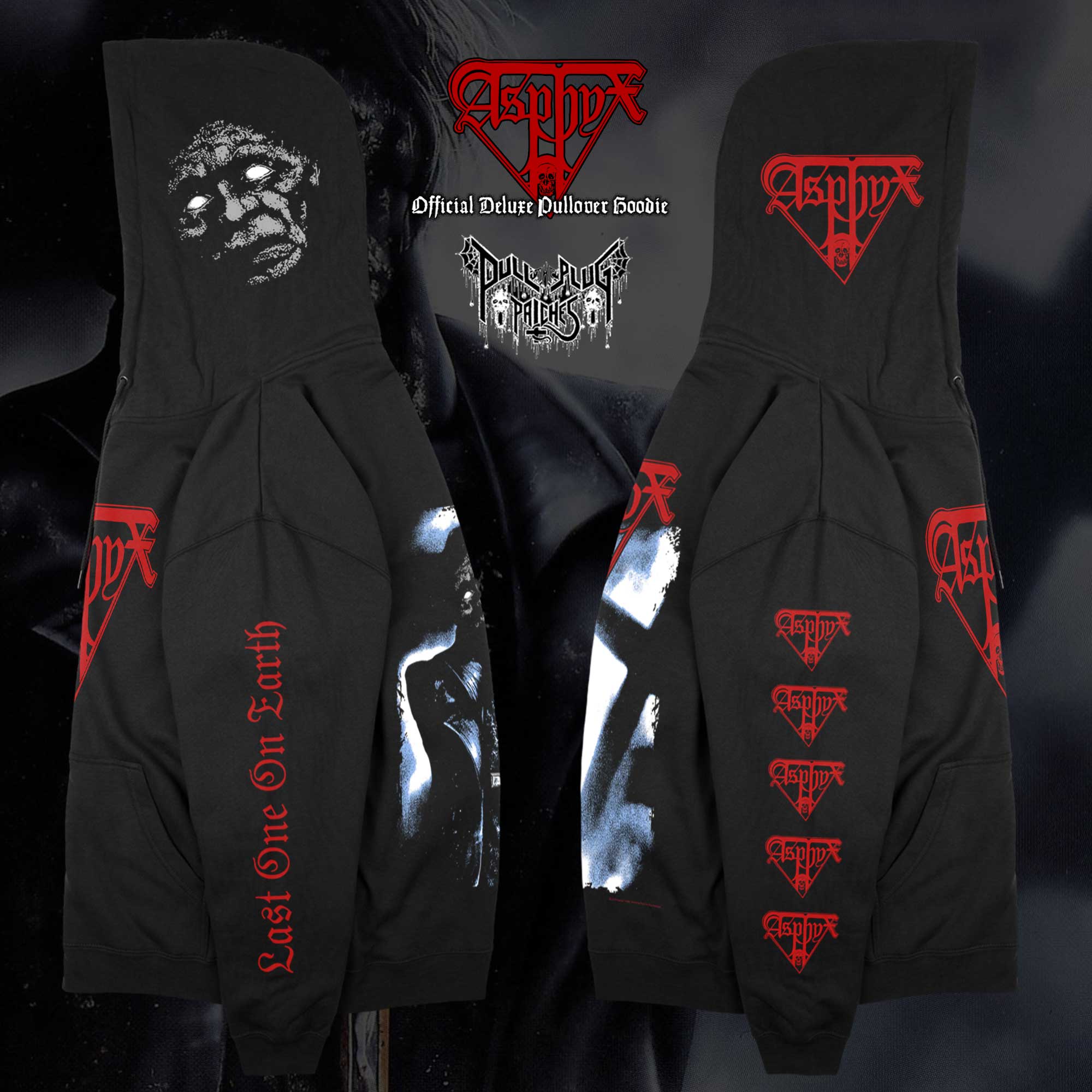 Asphyx - Last One On Earth - Deluxe Pullover Hoodie - Image 3