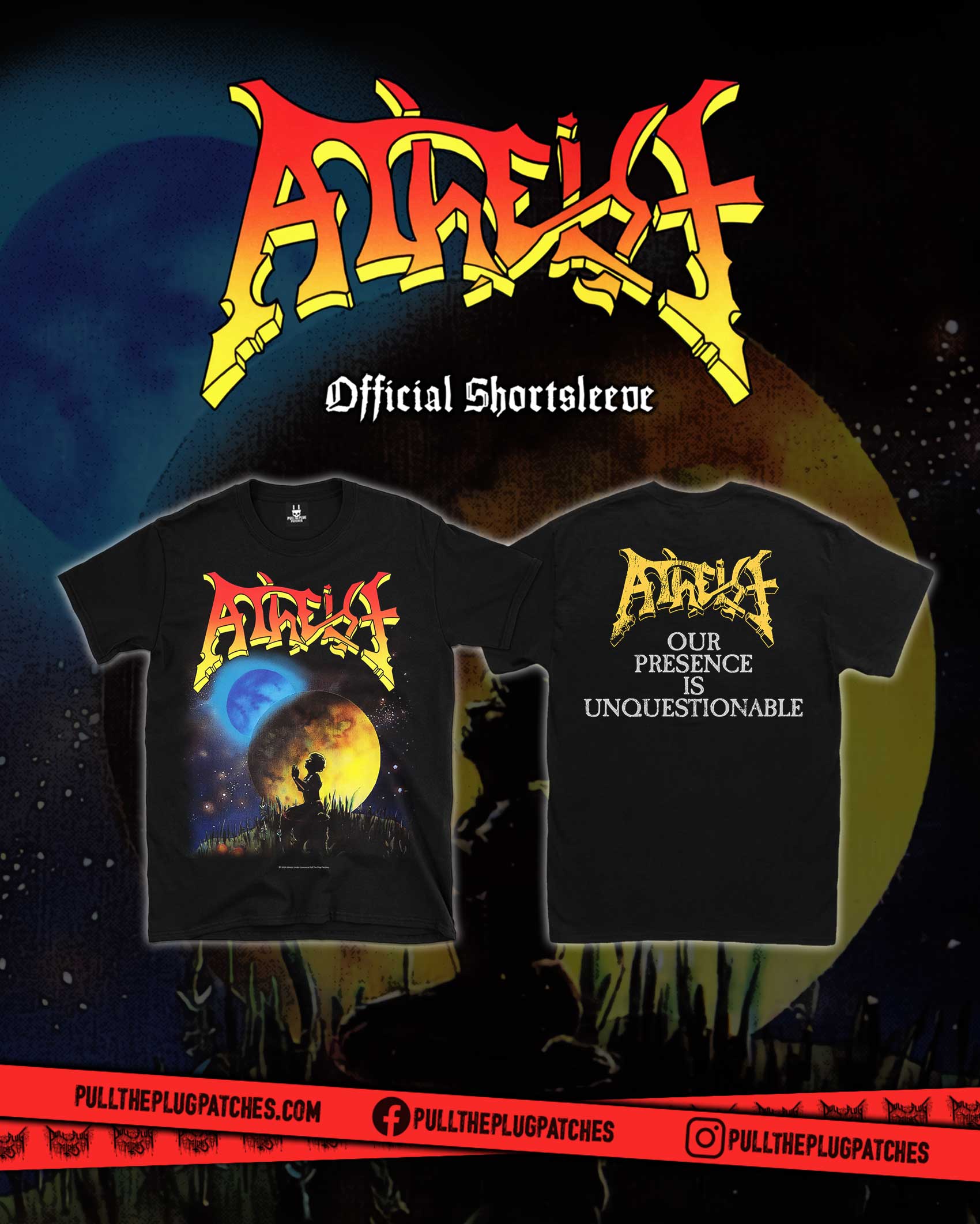 Atheist - Unquestionable Presence - Shortsleeve Shirt