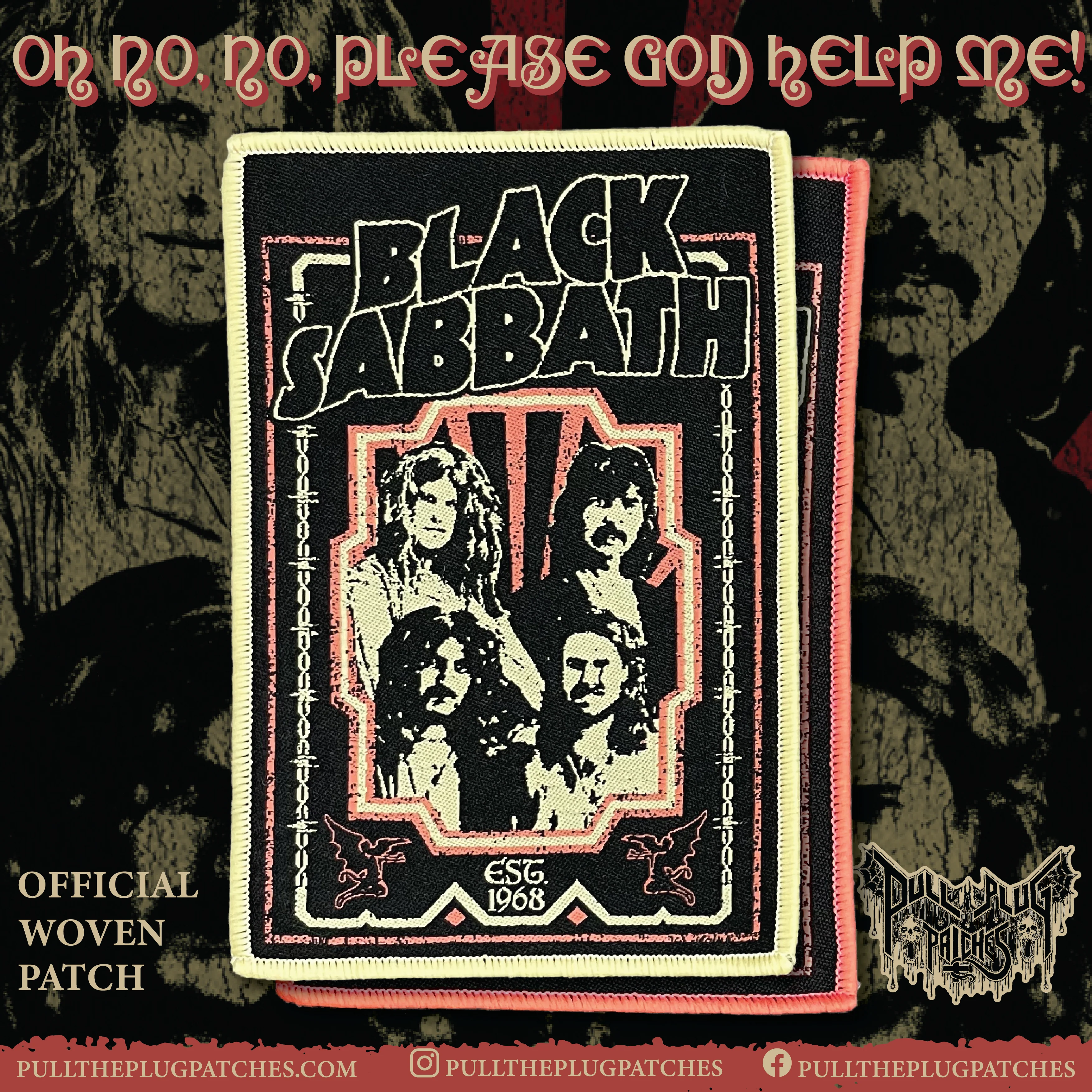 Black Sabbath - Est. 1968 - Patch