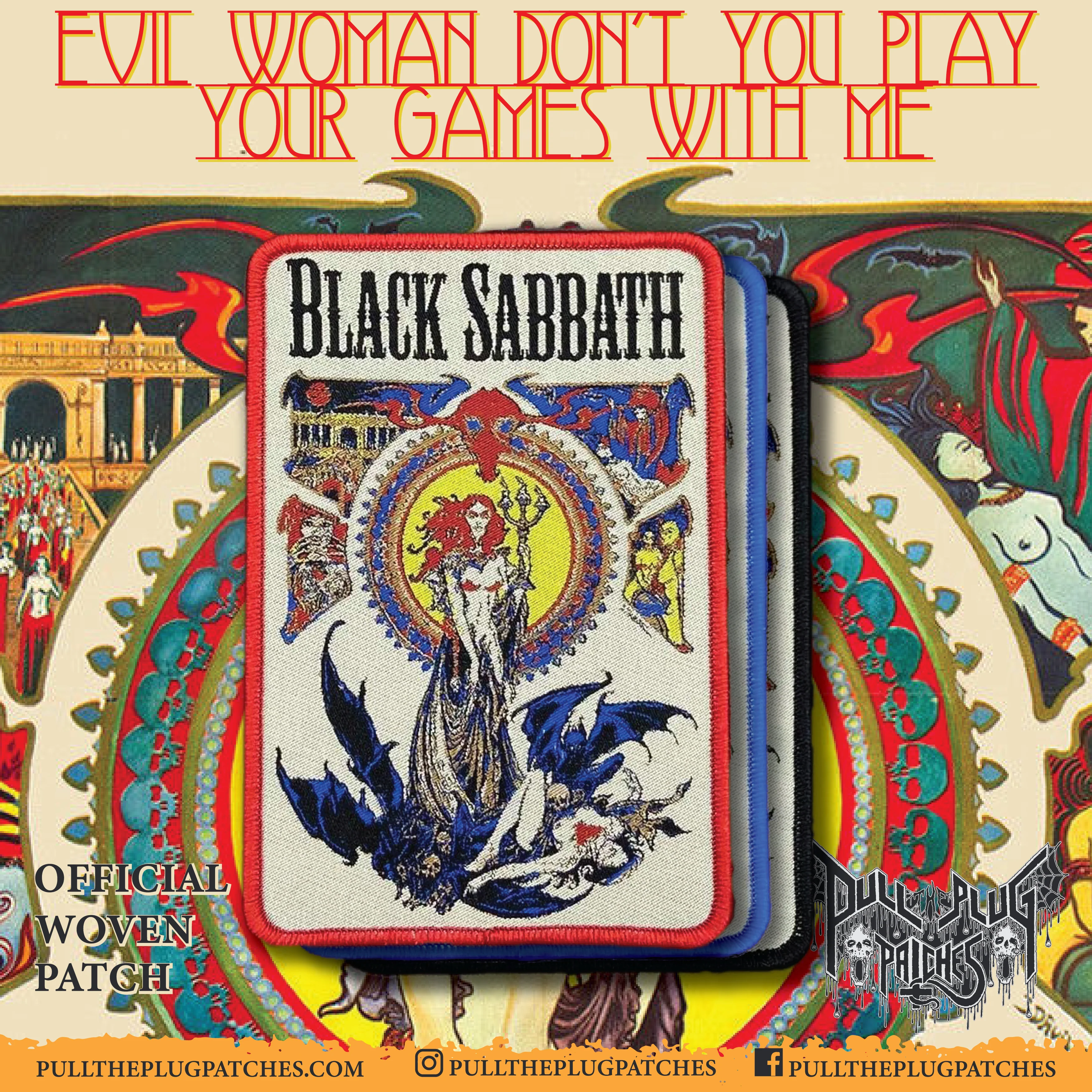 Black Sabbath - Evil Woman - Patch