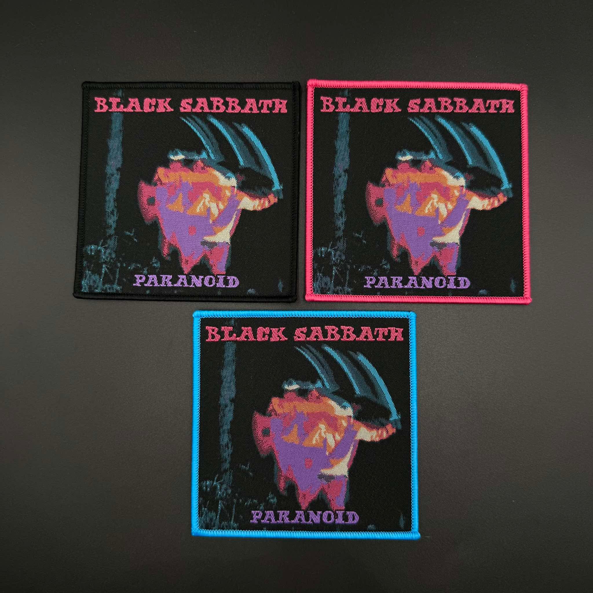 Black Sabbath - Paranoid -  Square Patch - Image 2