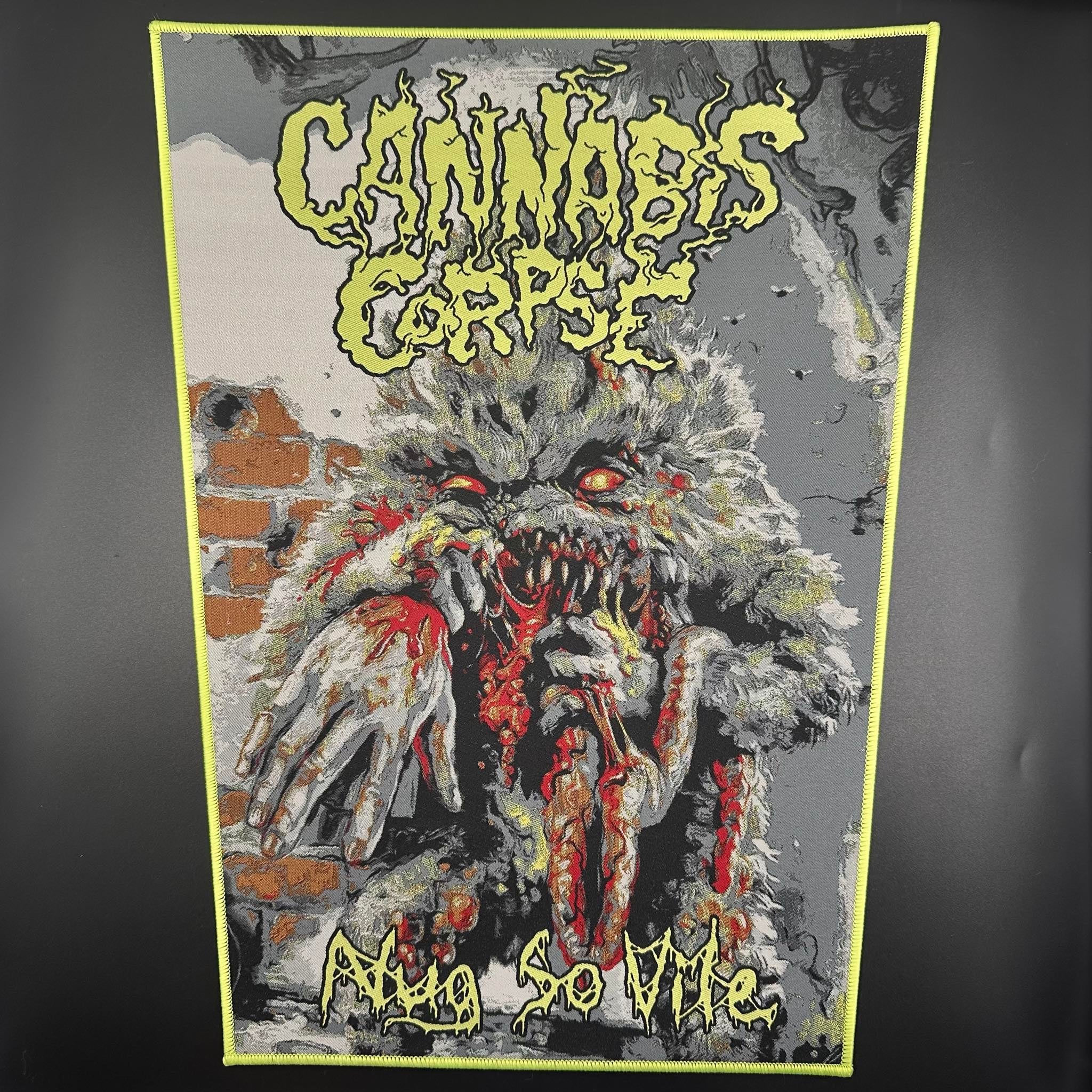 Cannabis Corpse - Nug So Vile - Backpatch - Image 2