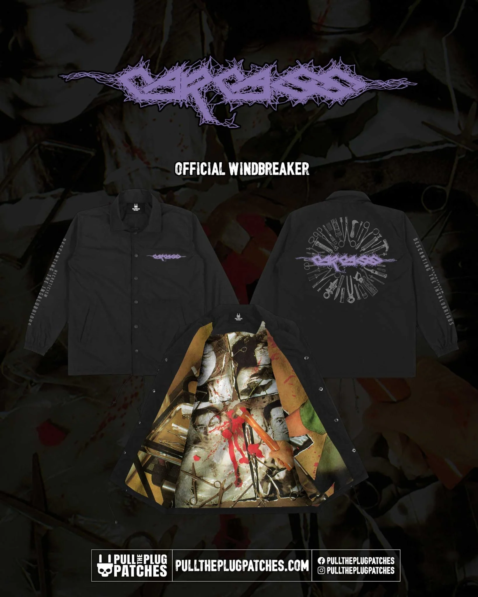 Carcass - Necroticism - Windbreaker