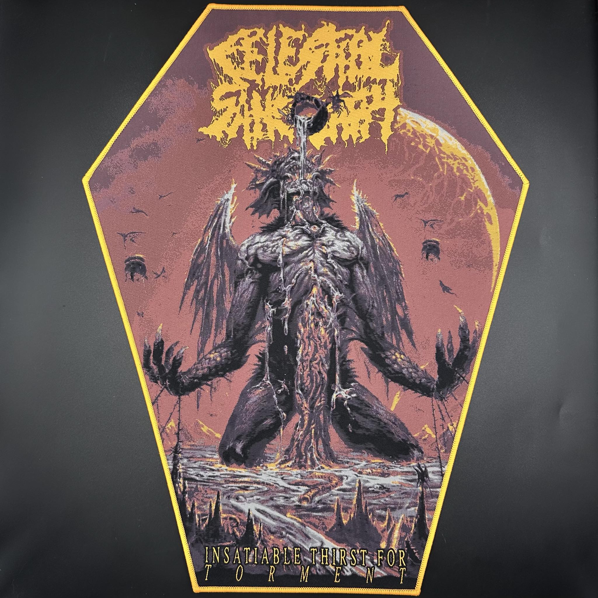 Celestial Sanctuary - Insatiable Thirst for Torment - Backpatch - Image 3