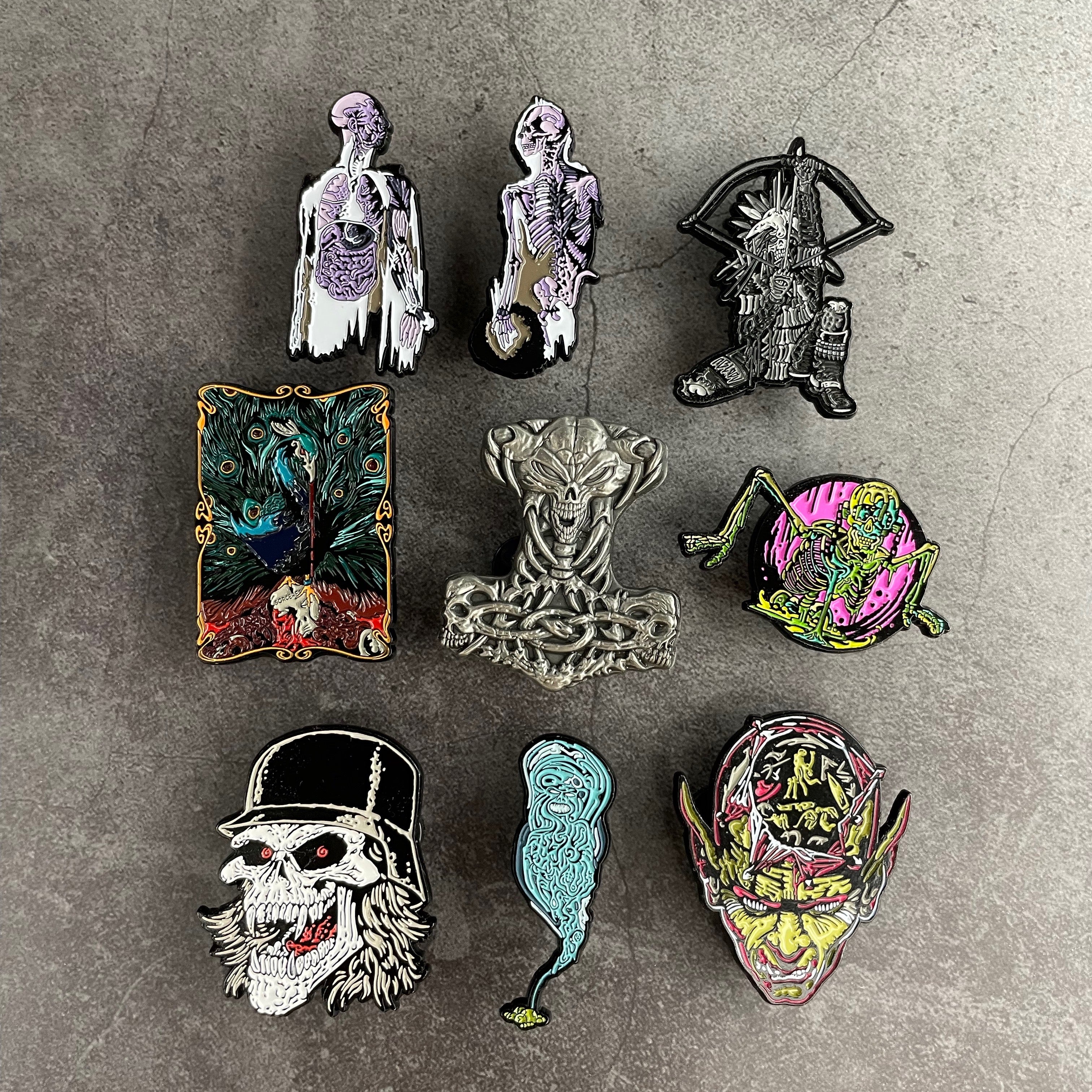 Cemetary - An Evil Shade Of Grey - Enamel Pin - Image 3