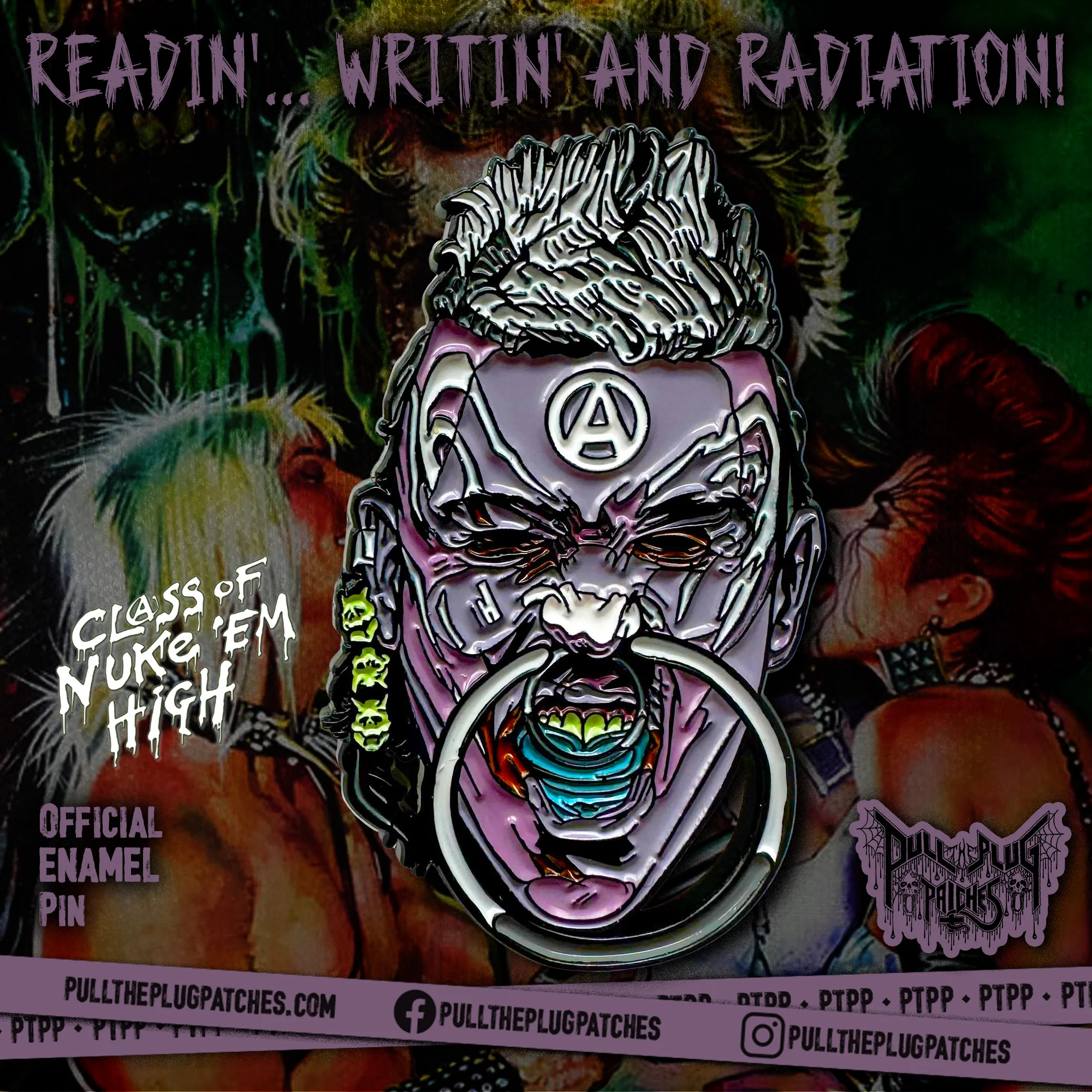 Class Of Nuke 'Em High - Enamel Pin