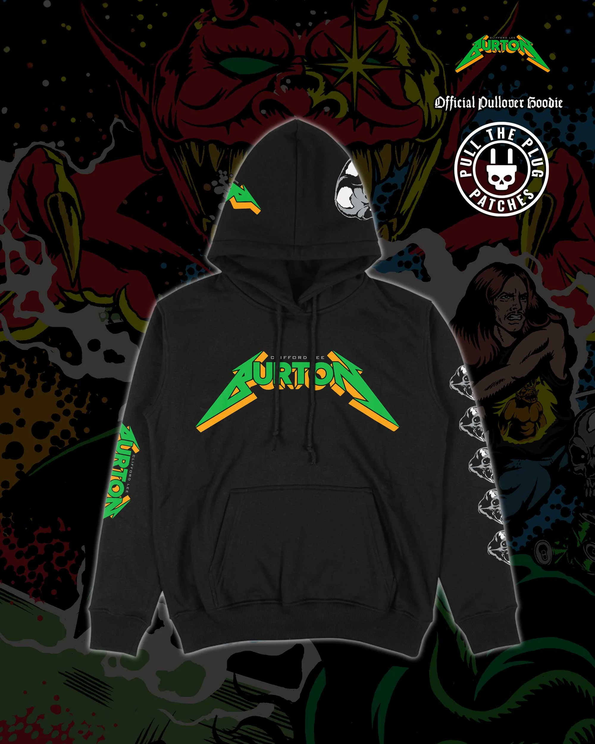 Cliff Burton - Legacy - Deluxe Pullover Hoodie (Limited Edition) - Image 2