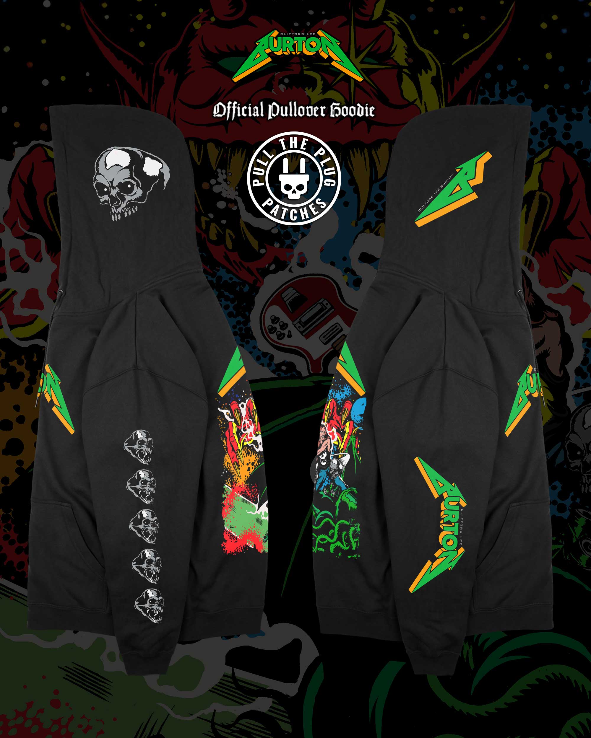 Cliff Burton - Legacy - Deluxe Pullover Hoodie (Limited Edition) - Image 3