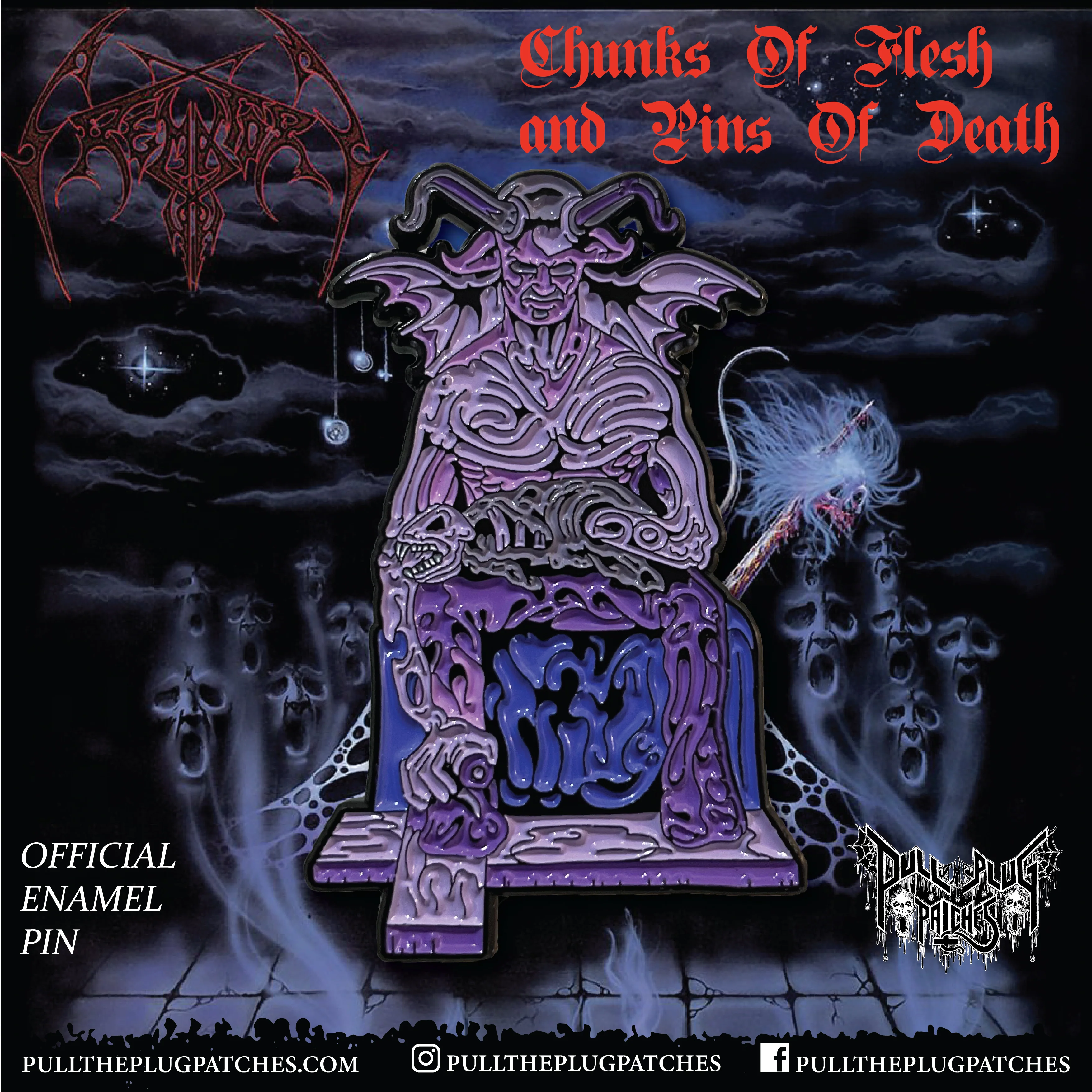 Crematory - Denial - Enamel Pin