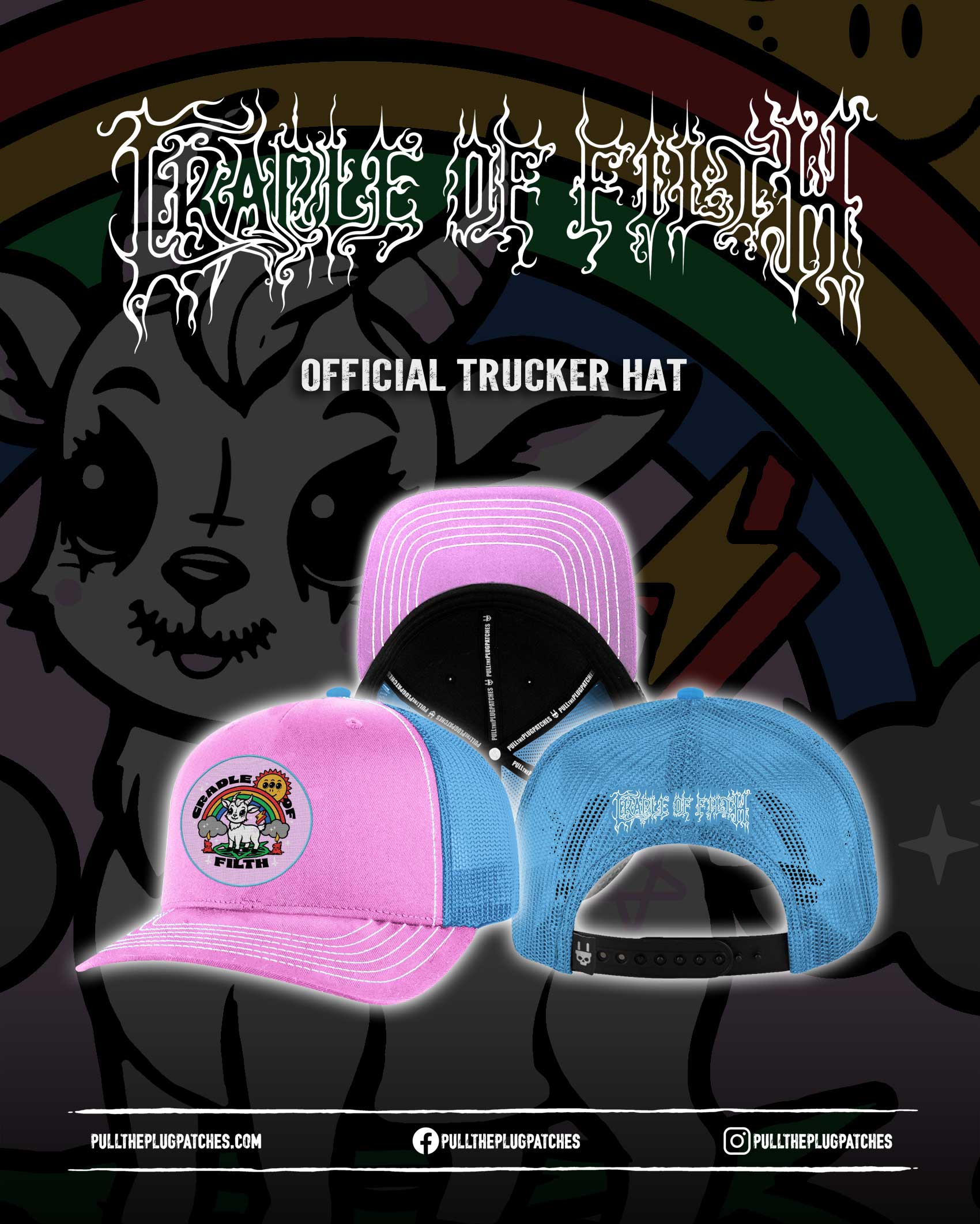 Cradle Of Filth - Goat - Trucker Hat