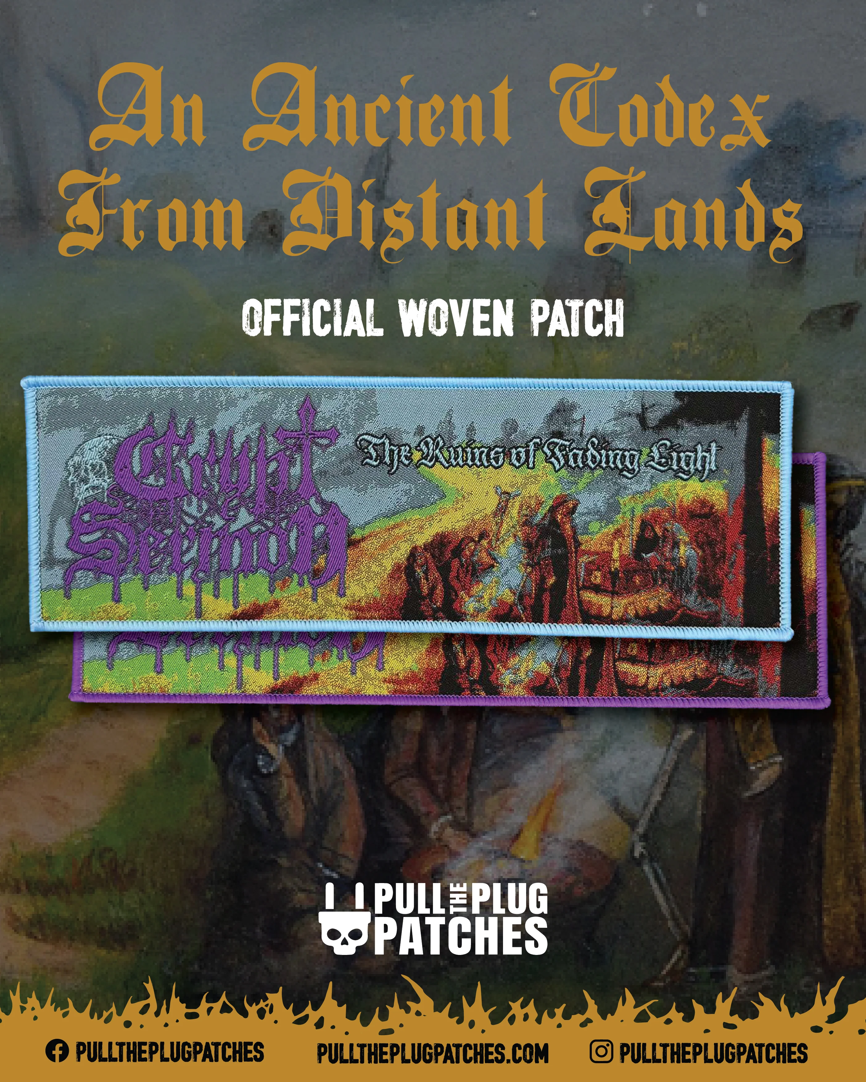 Crypt Sermon - The Ruins of Fading Light - Strip Patch