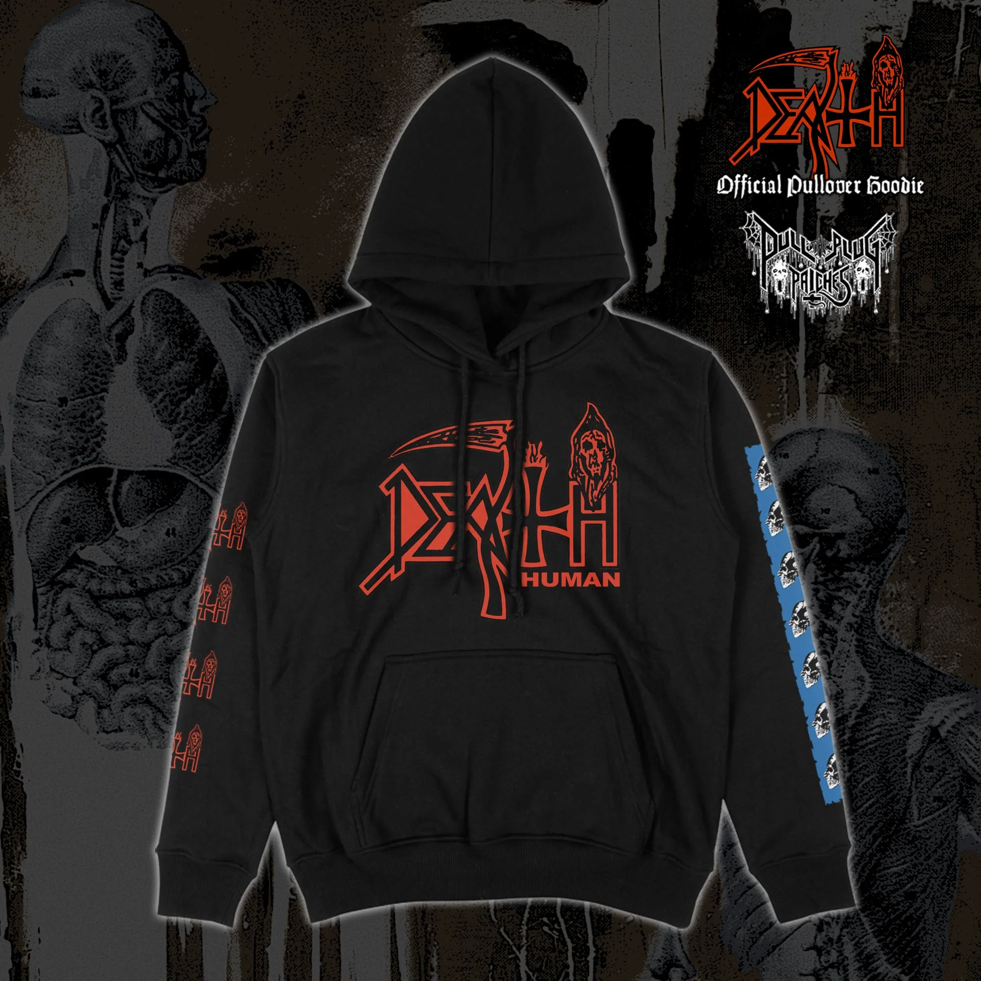 Death - Human - Pullover Hoodie - Image 2