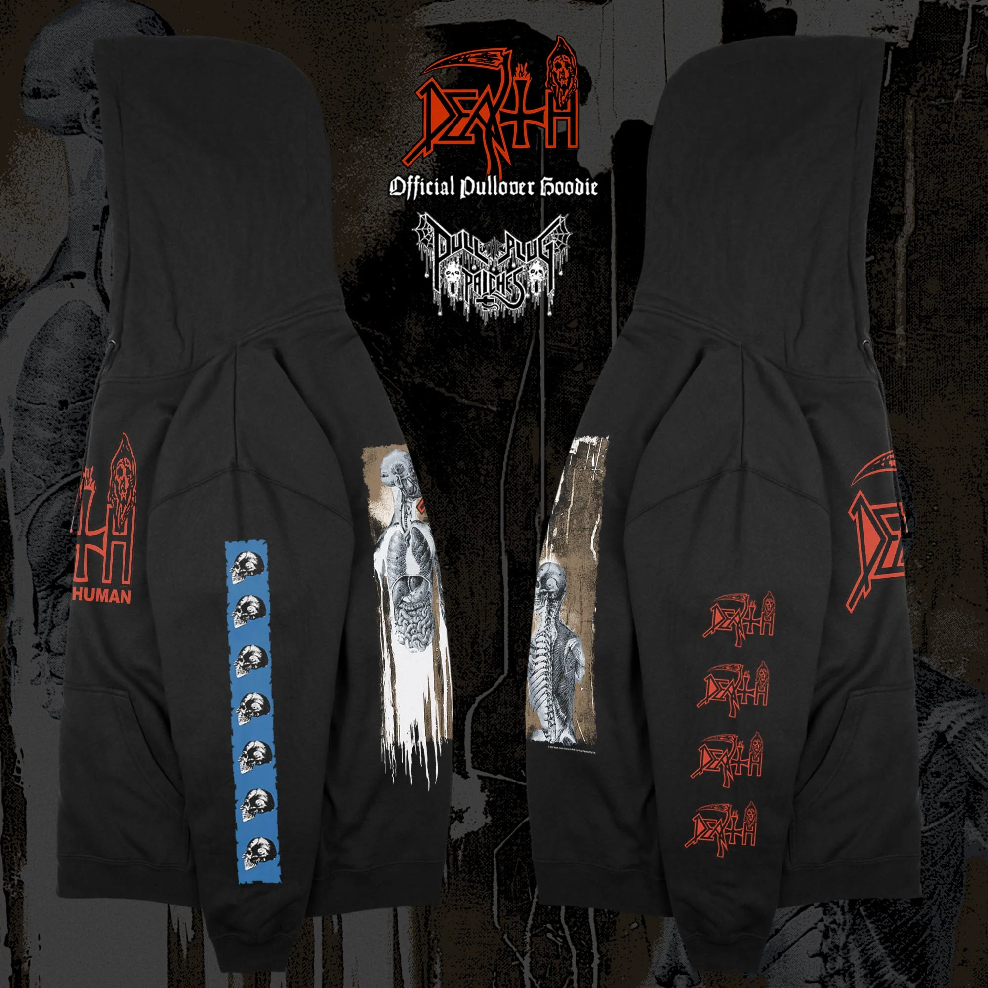 Death - Human - Pullover Hoodie - Image 3