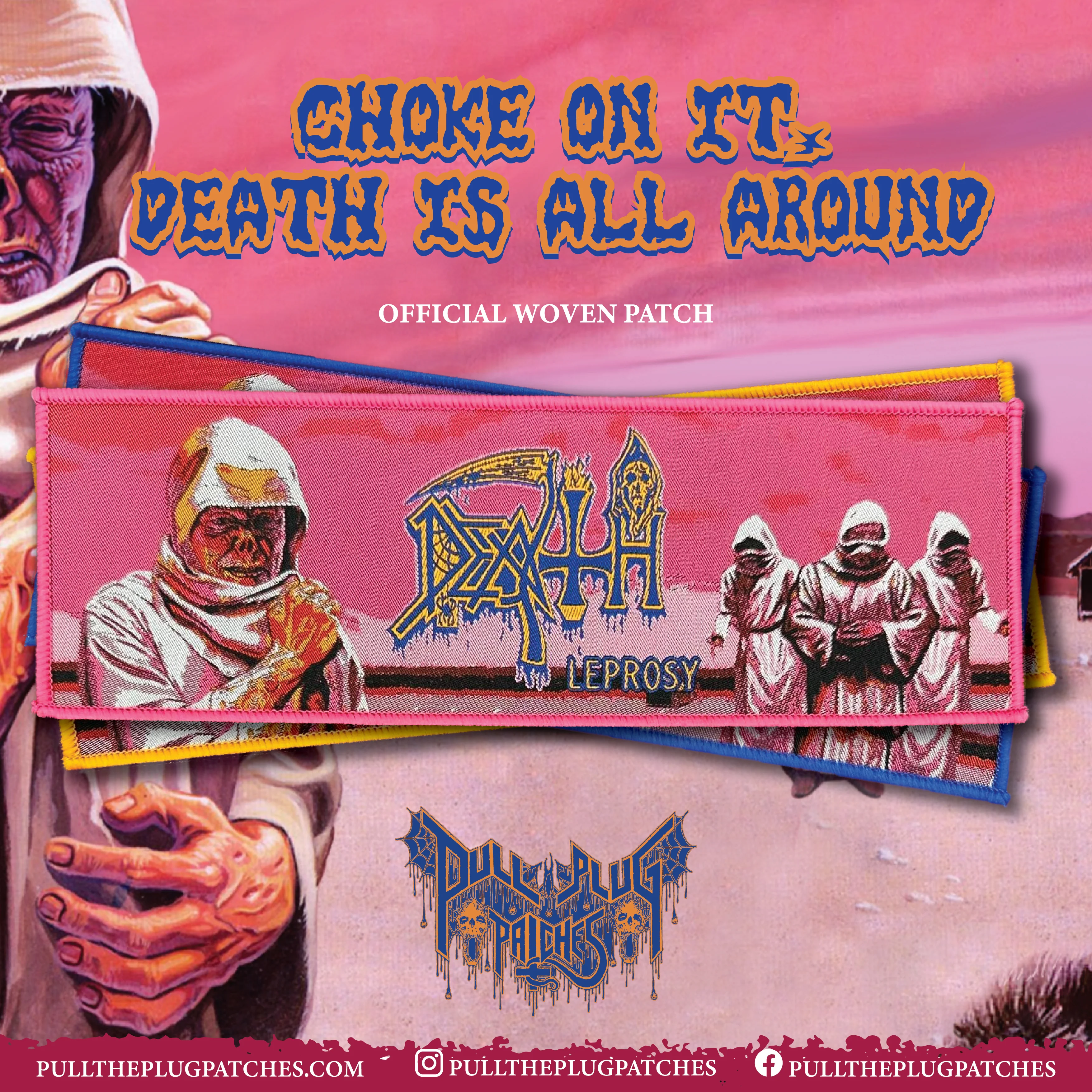 Death - Leprosy - Strip Patch