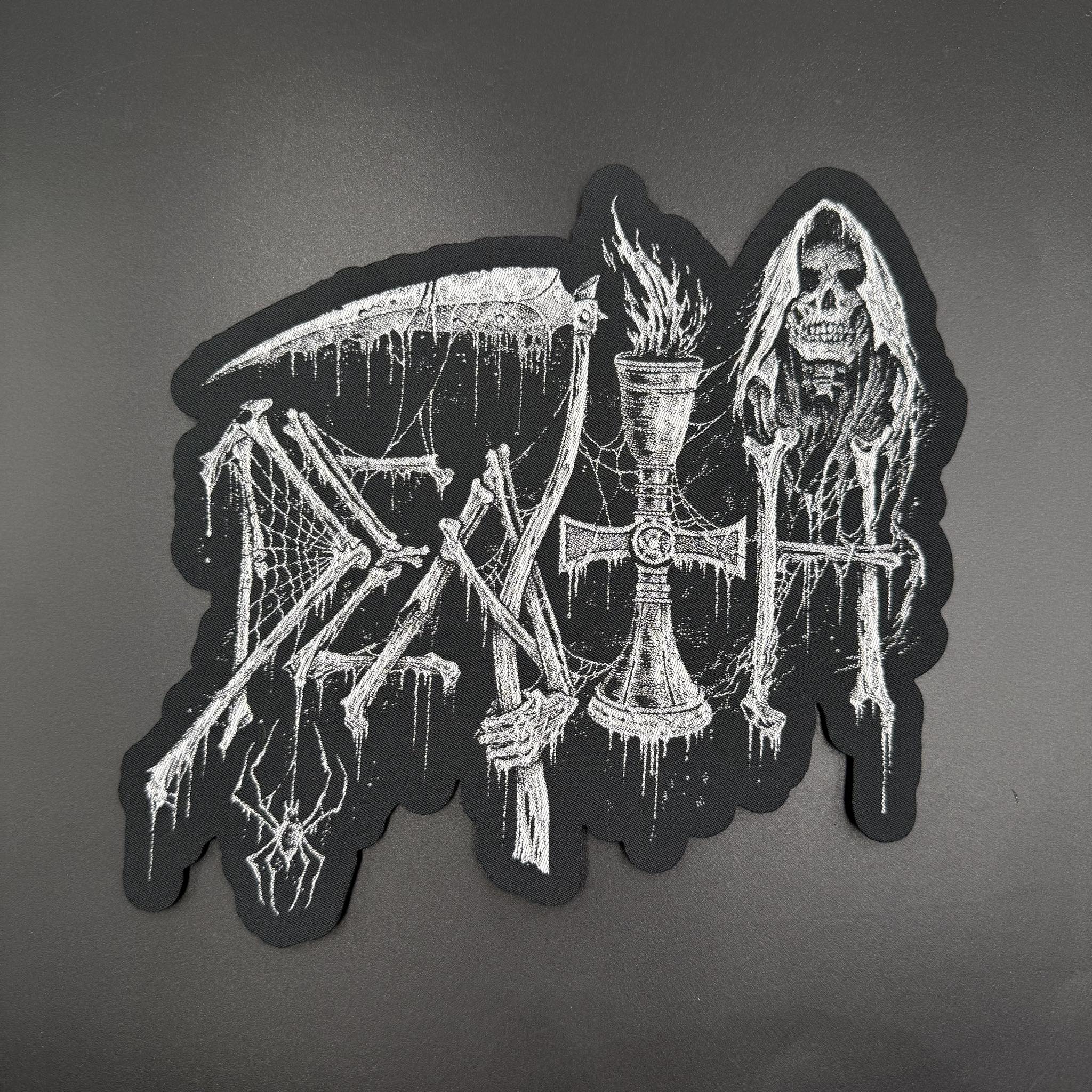 Death - Riddickart Logo - Oversize Patch - Image 2