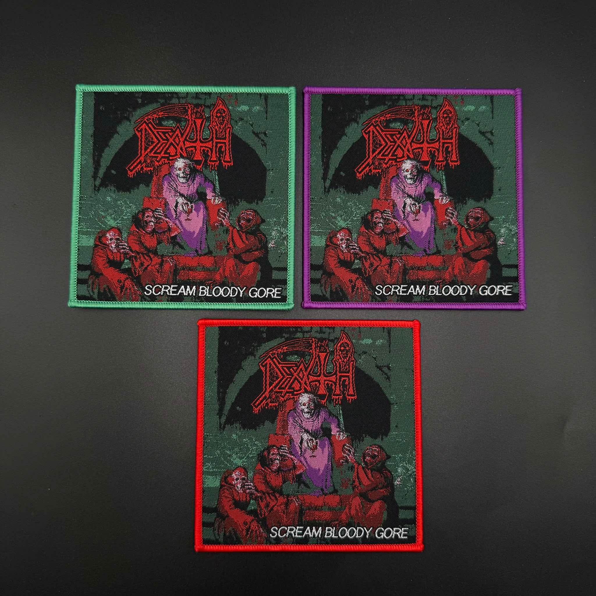 Death - Scream Bloody Gore -  Square Patch - Image 2