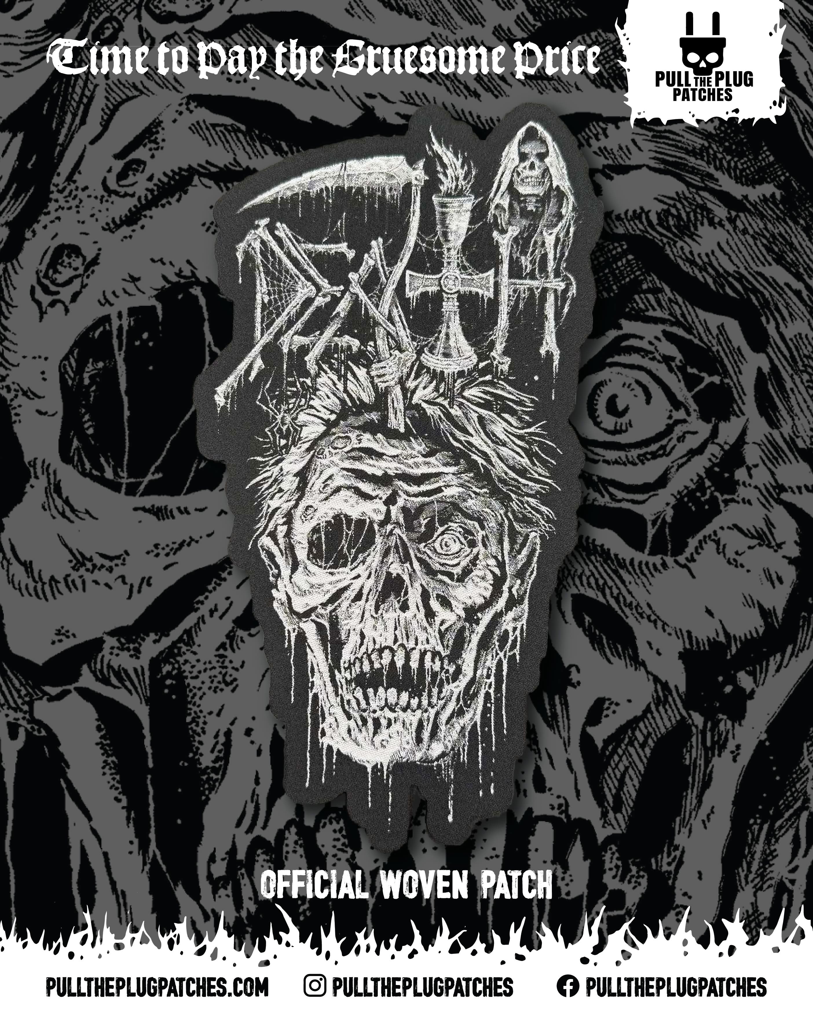 Death - Scream Bloody Gore x Riddickart 38th Anniversary - Oversize Patch
