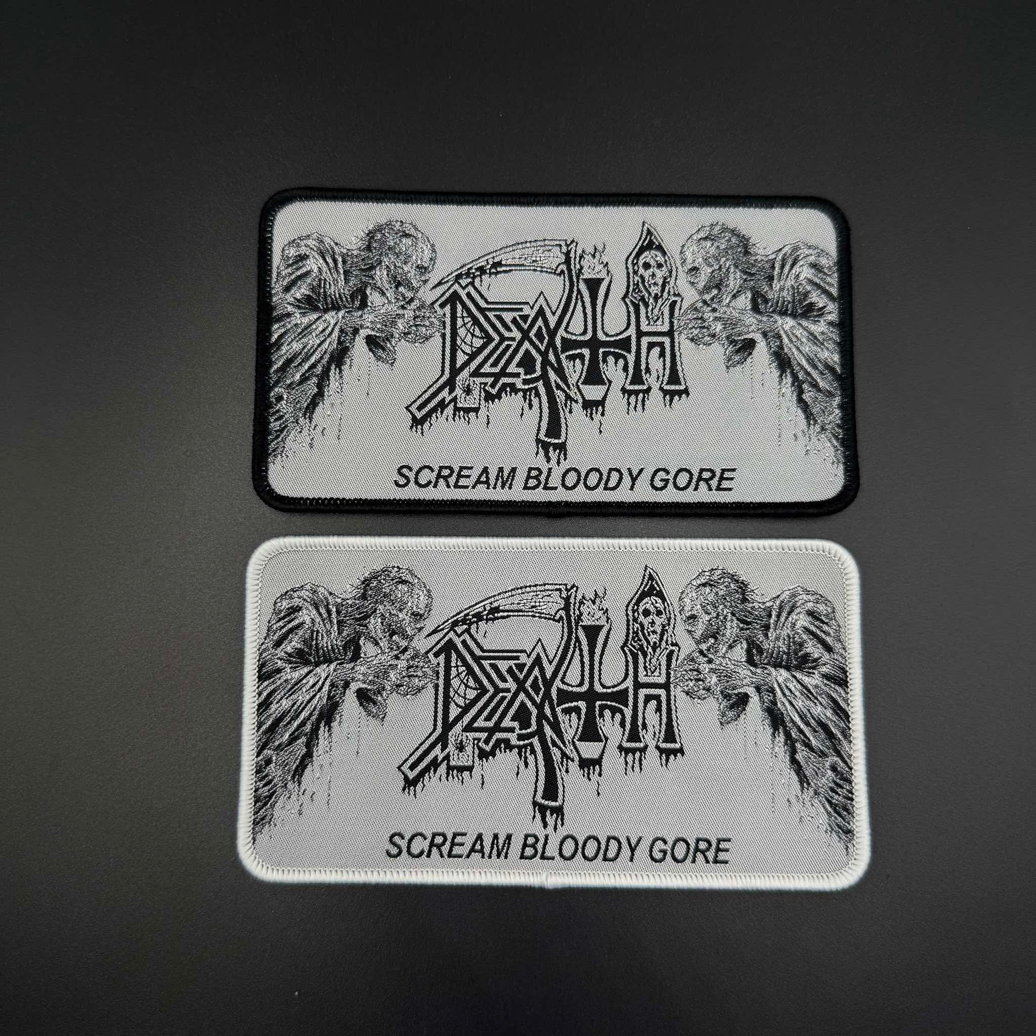 Death - Scream Bloody Gore x Riddickart 38th Anniversary (White) - Patch (Limited Edition) - Image 2