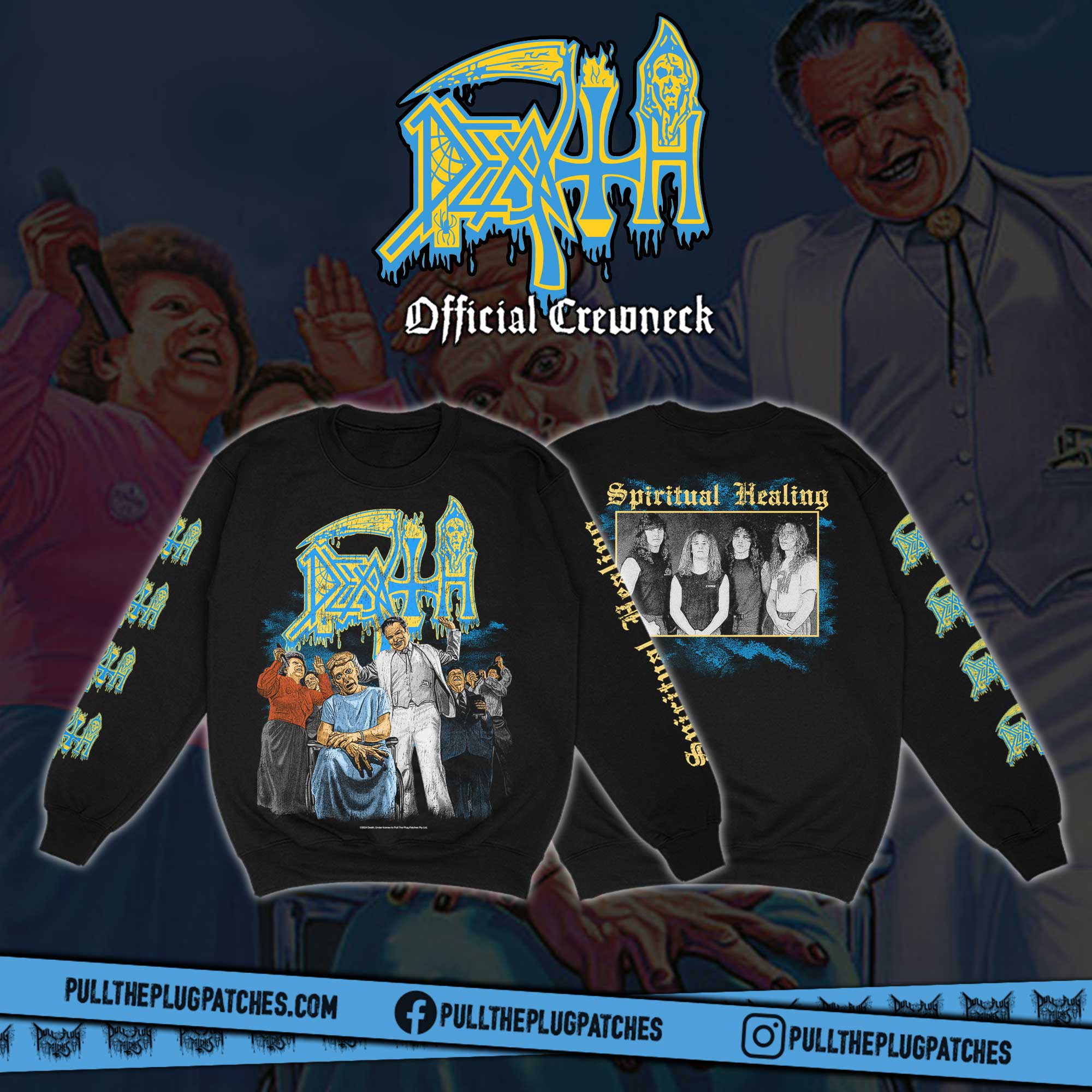 Death - Spiritual Healing - Crewneck Sweater