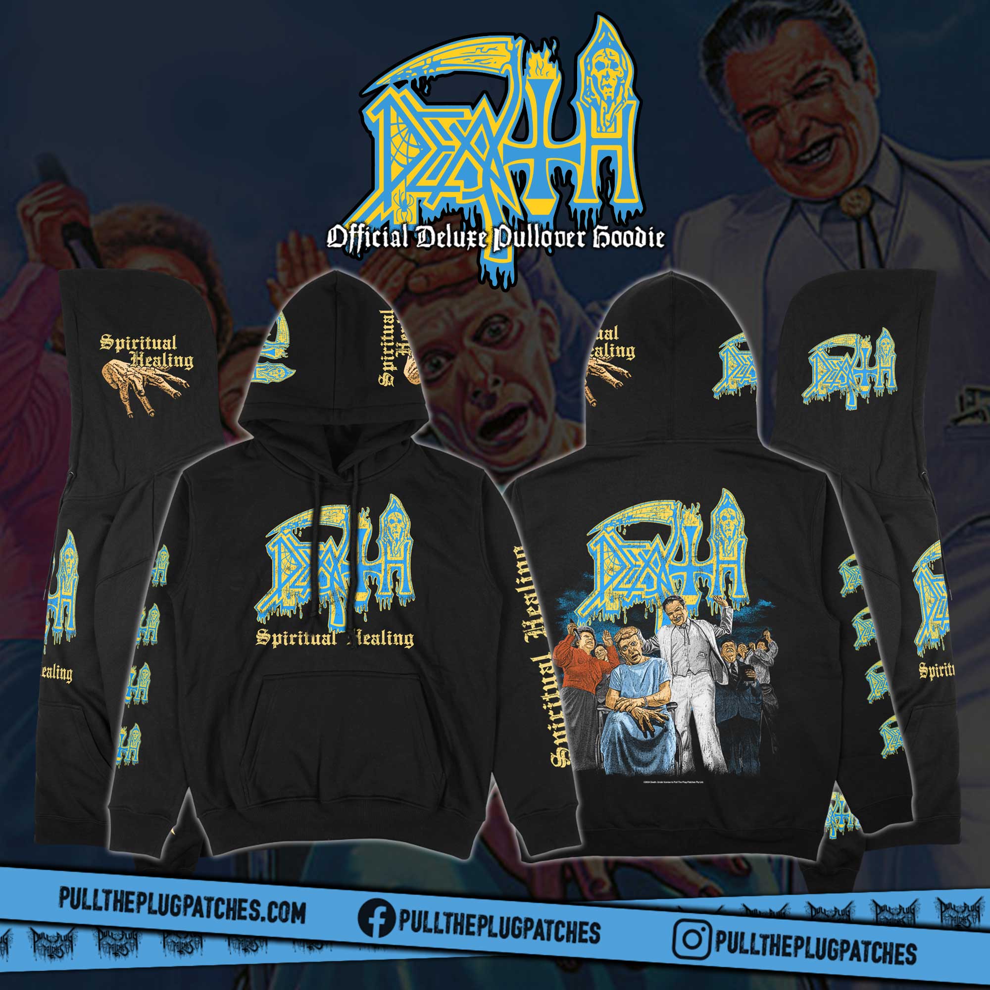 Death - Spiritual Healing - Deluxe Pullover Hoodie