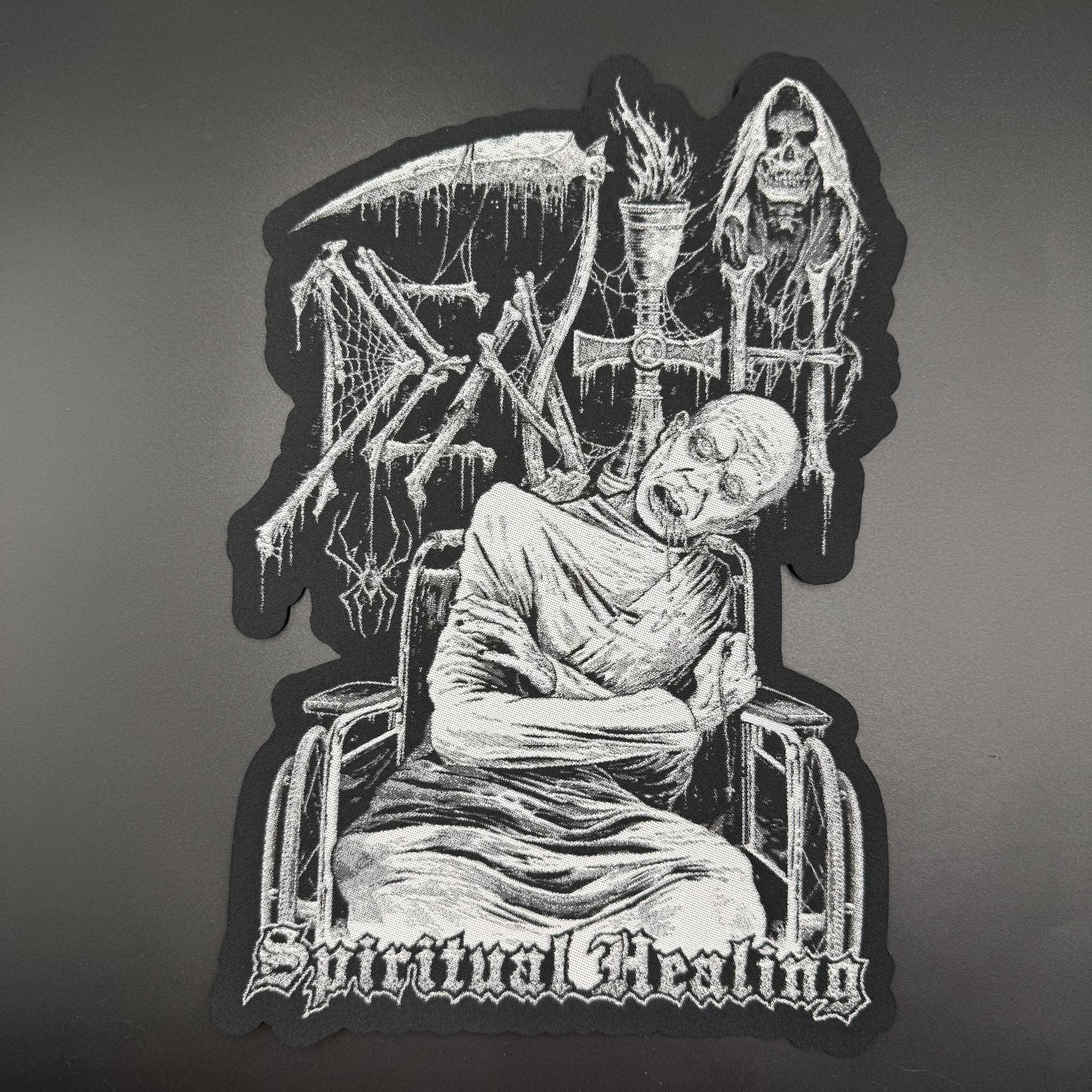 Death - Spiritual Healing x Riddickart 35th Anniversary - Oversize Patch (Limited Edition) - Image 2