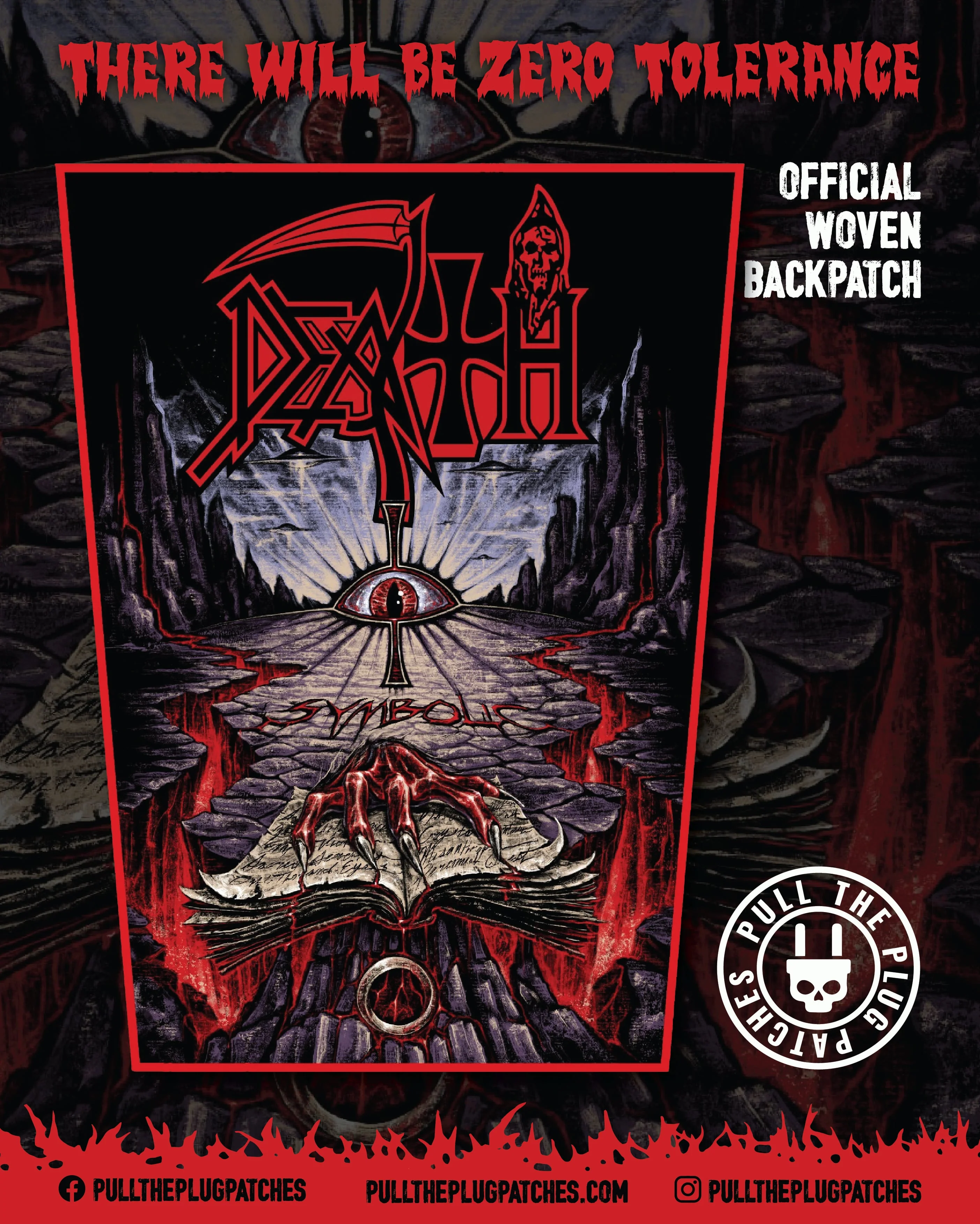 Death - Symbolic x Exclusive Noah Cutter Meihoff Art - Backpatch