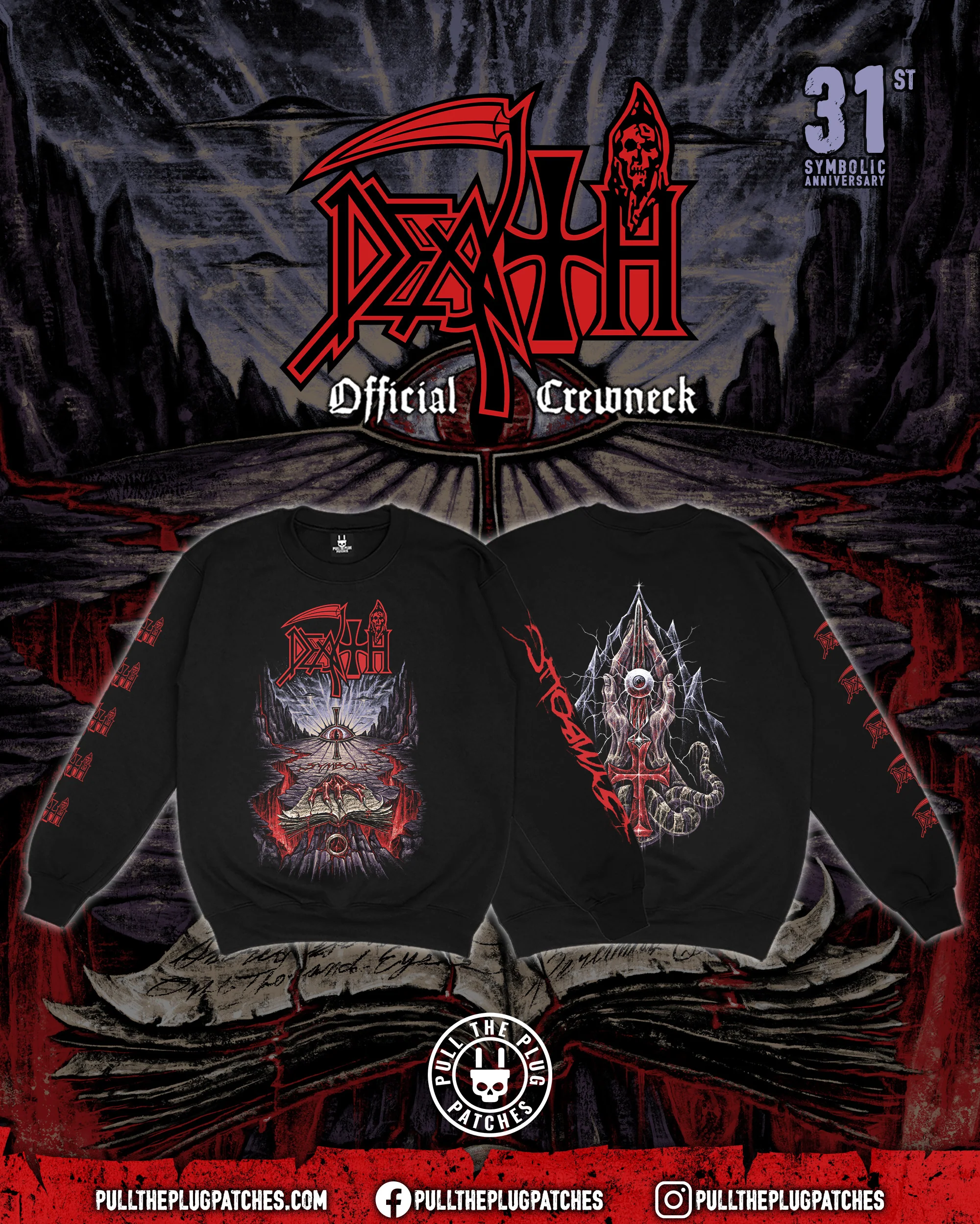 Death - Symbolic x Exclusive Noah Cutter Meihoff Art - Crewneck Sweater