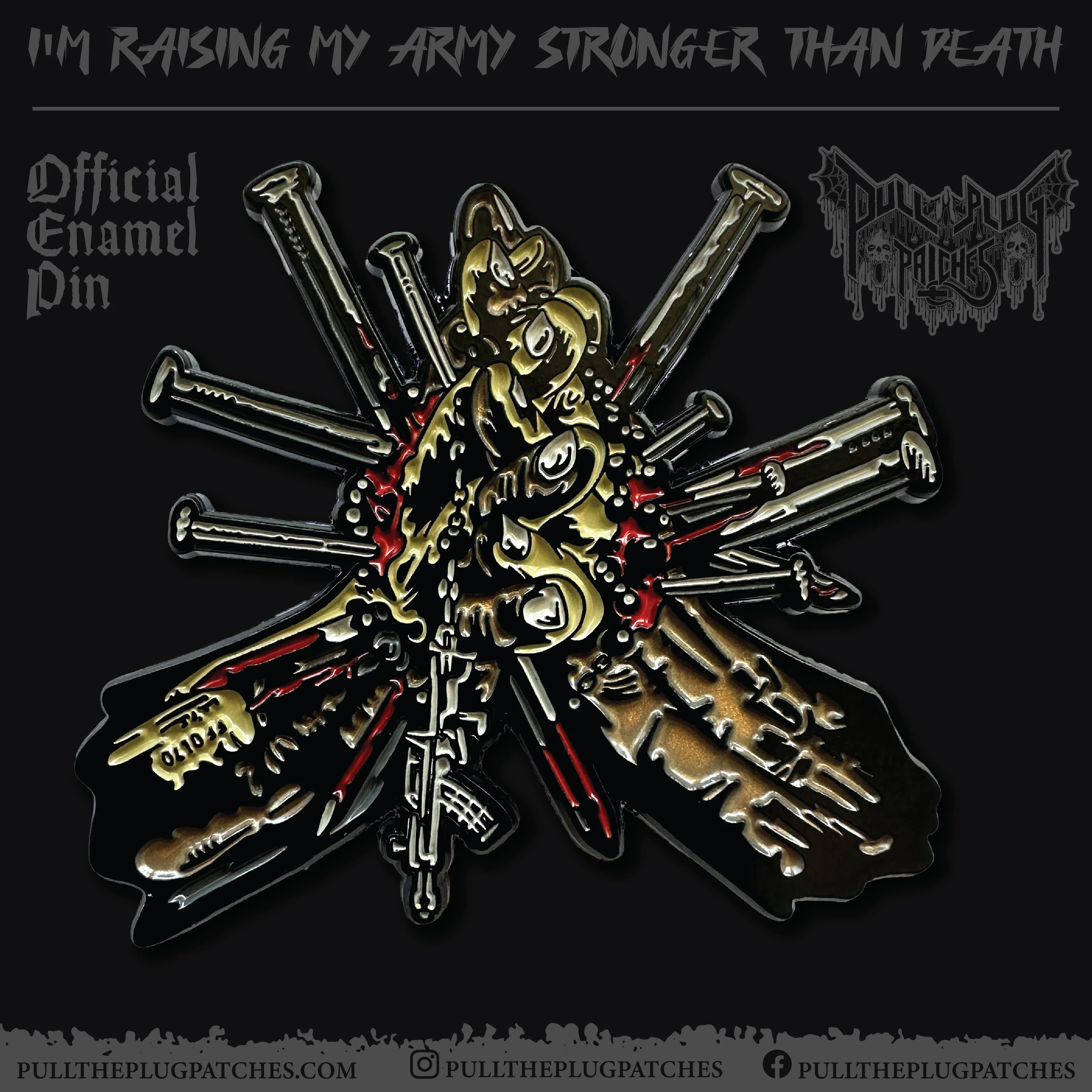 Decapitated - Anticult - Enamel Pin