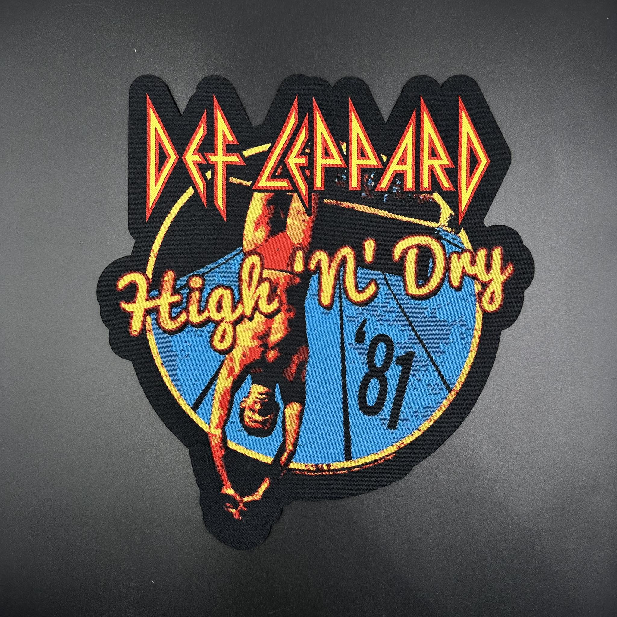 Def Leppard - High 'n' Dry - Oversize Patch - Image 2