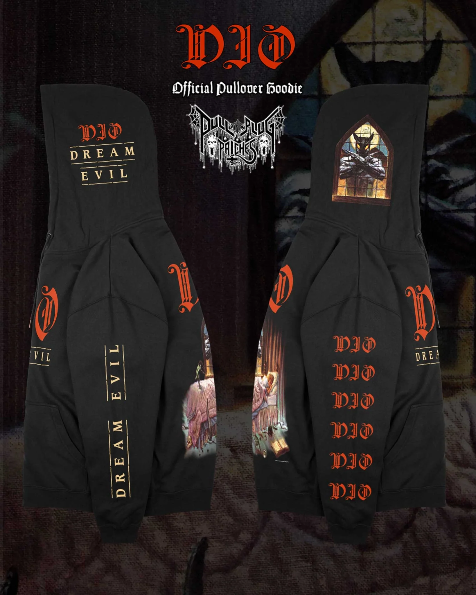 Dio - Dream Evil - Deluxe Pullover Hoodie - Image 3