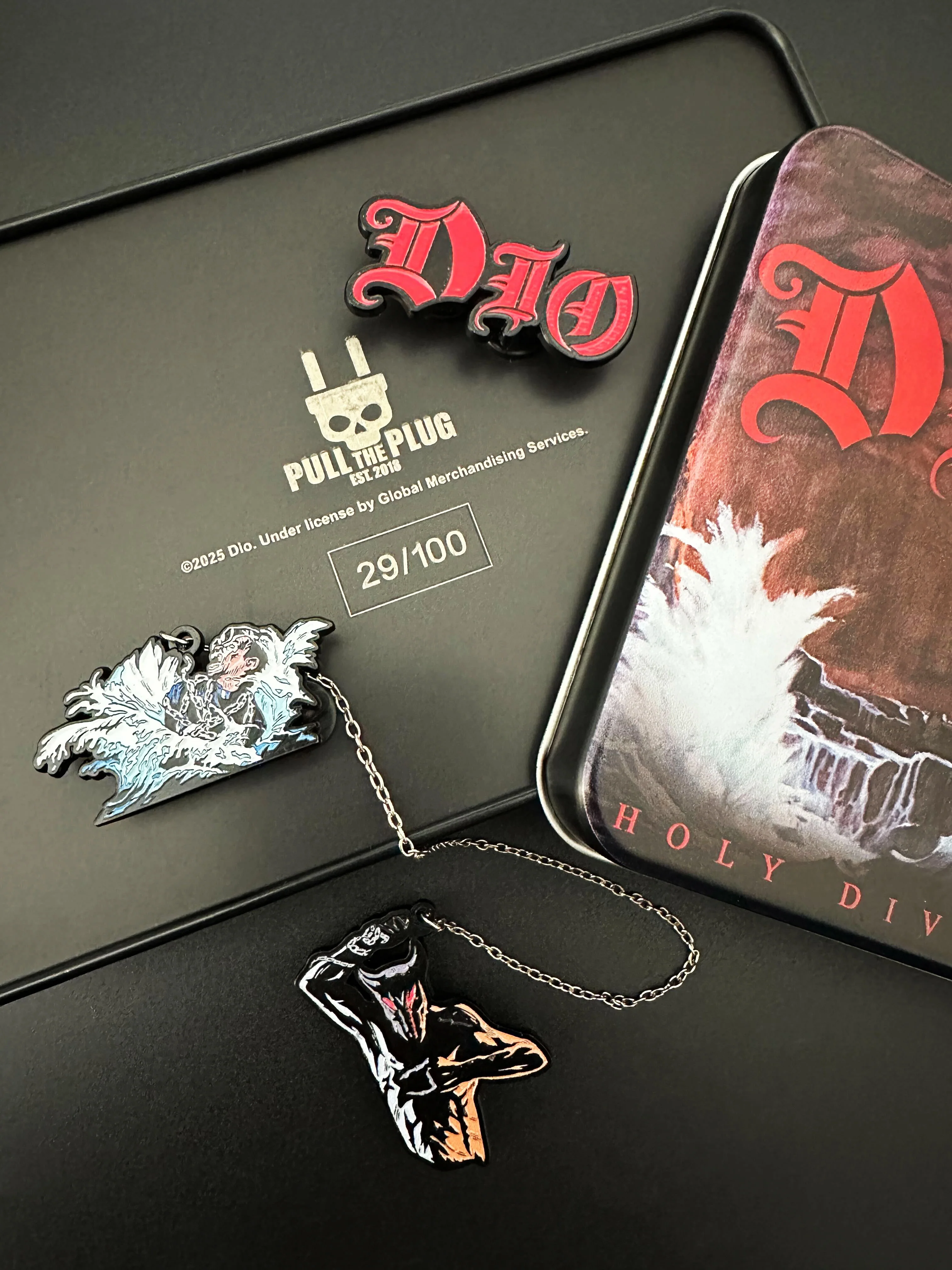 Dio - Holy Diver - Tin Box Pin Set - Image 3