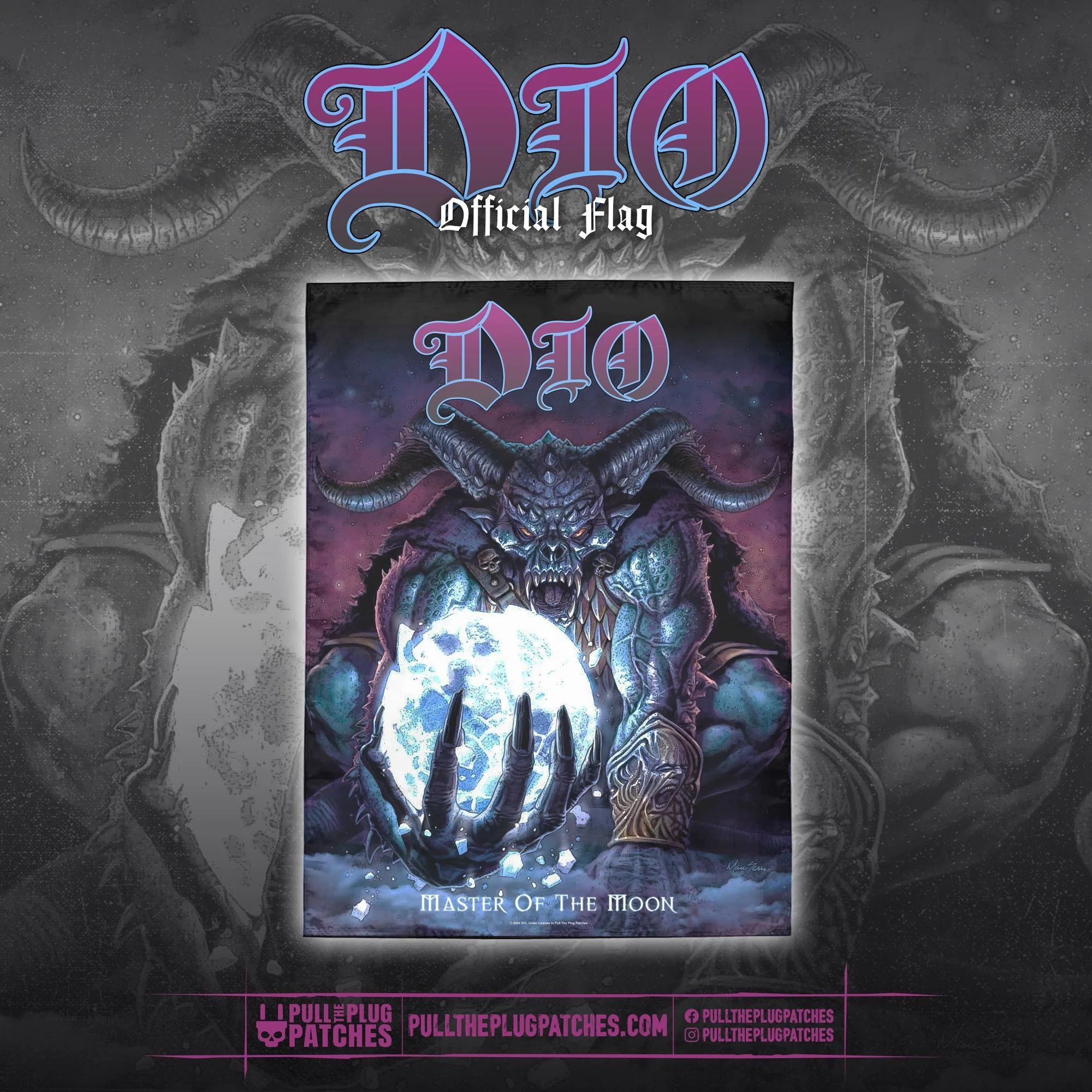 Dio - Master of the Moon - Flag