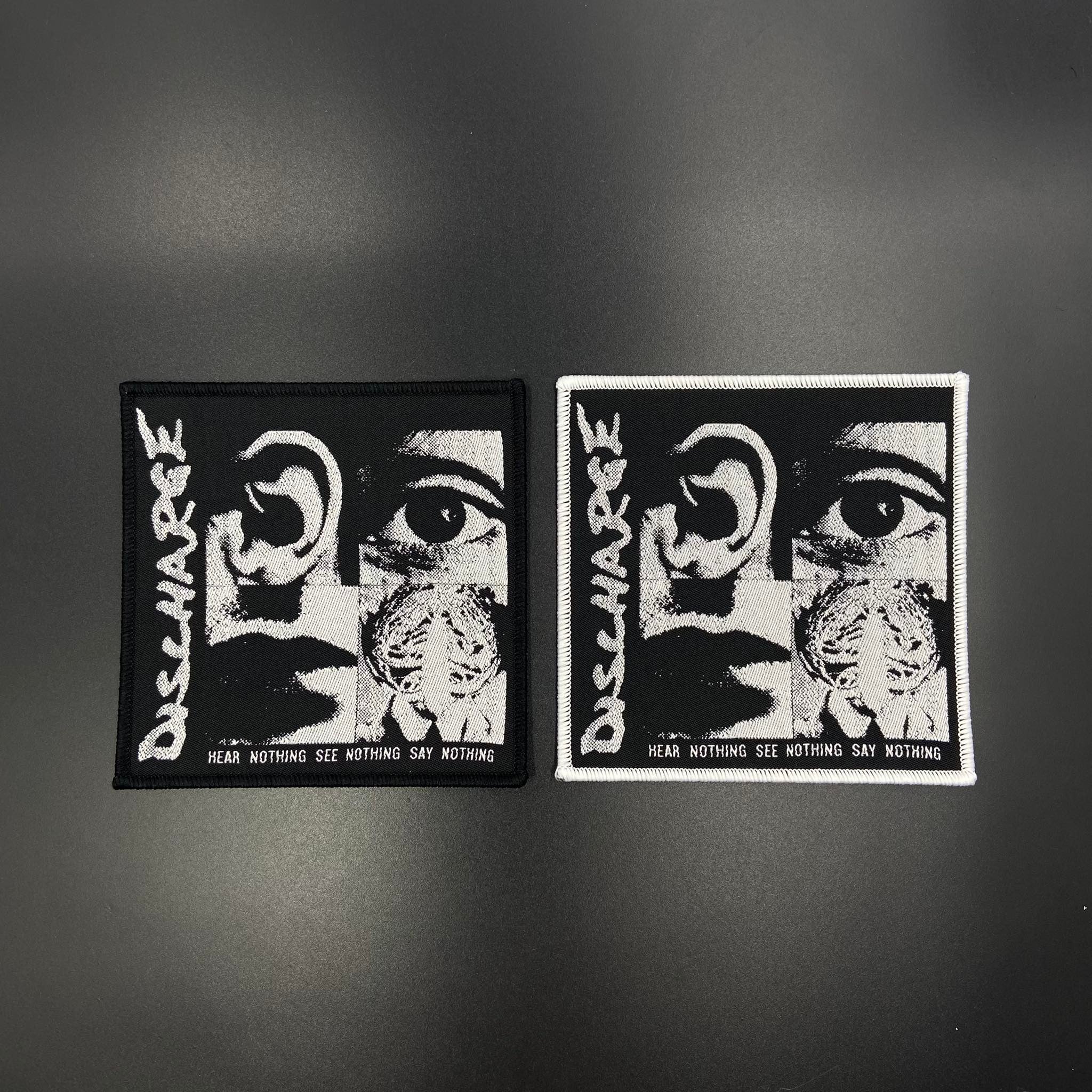 Discharge - Hear Nothing See Nothing Say Nothing - Patch - Image 2