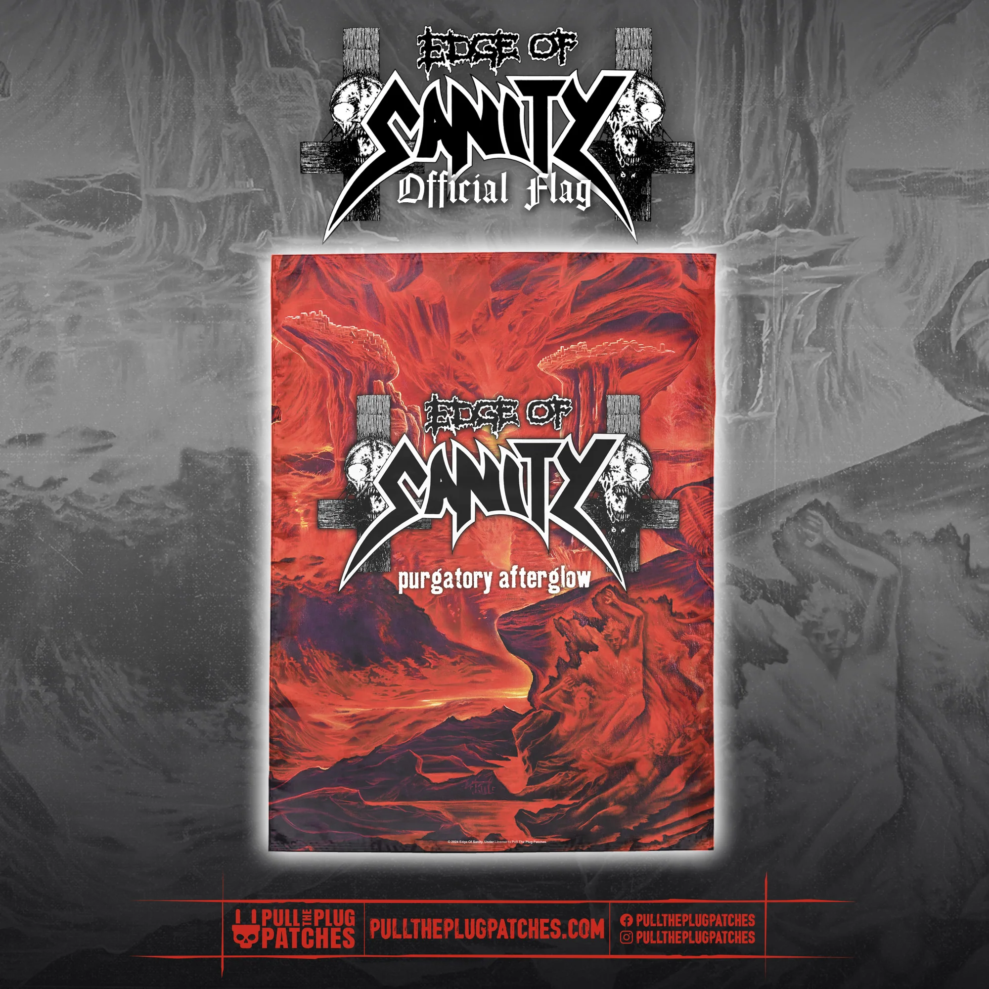 Edge Of Sanity - Purgatory Afterglow - Flag