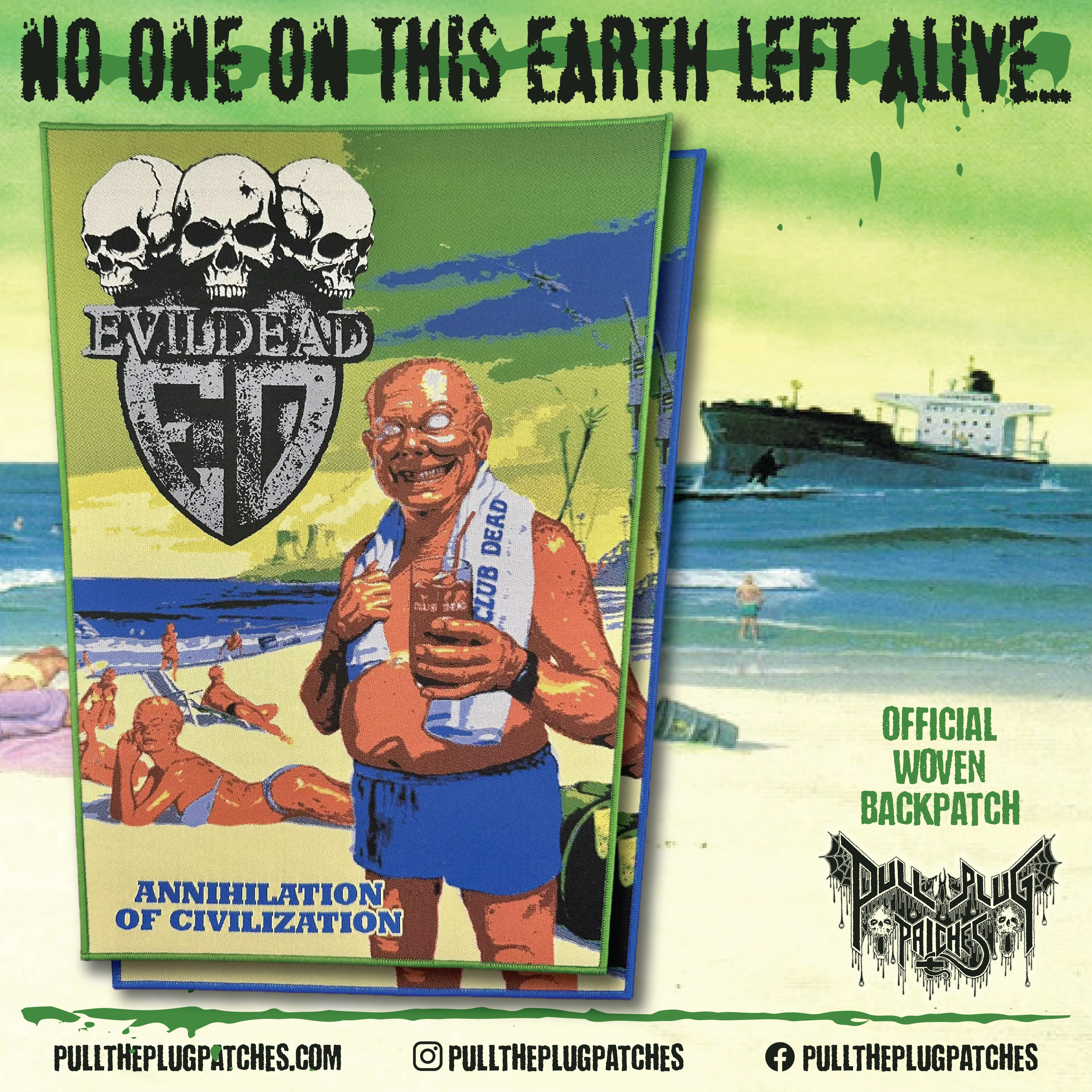 Evildead - Annihilation of Civilization - Backpatch