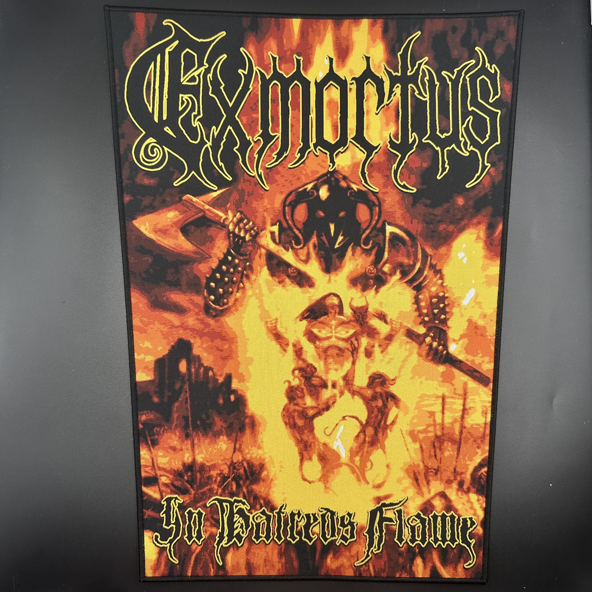 Exmortus - In Hatred's Flame - Backpatch - Image 2