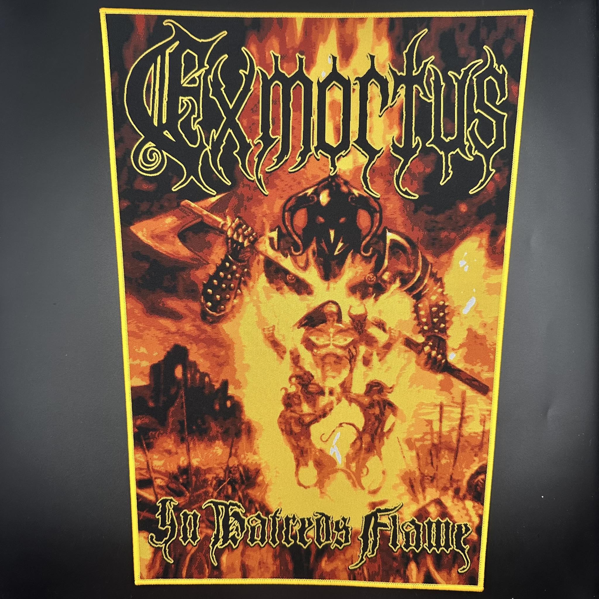 Exmortus - In Hatred's Flame - Backpatch - Image 3