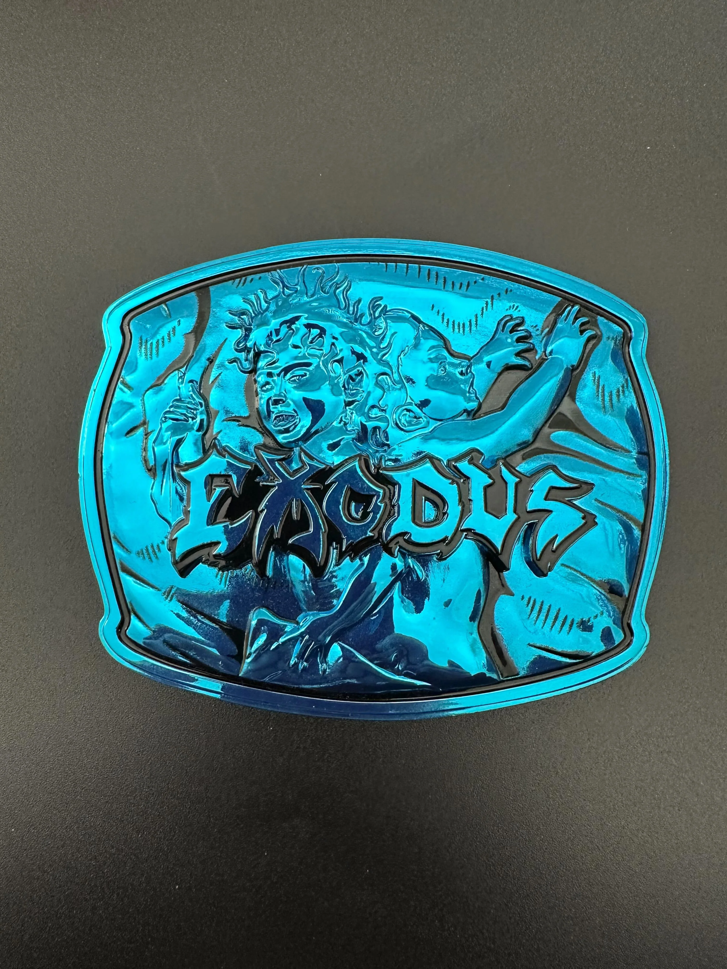 Exodus - Bonded By Blood Belt Buckle - A Lesson In Violence Edition - Image 3