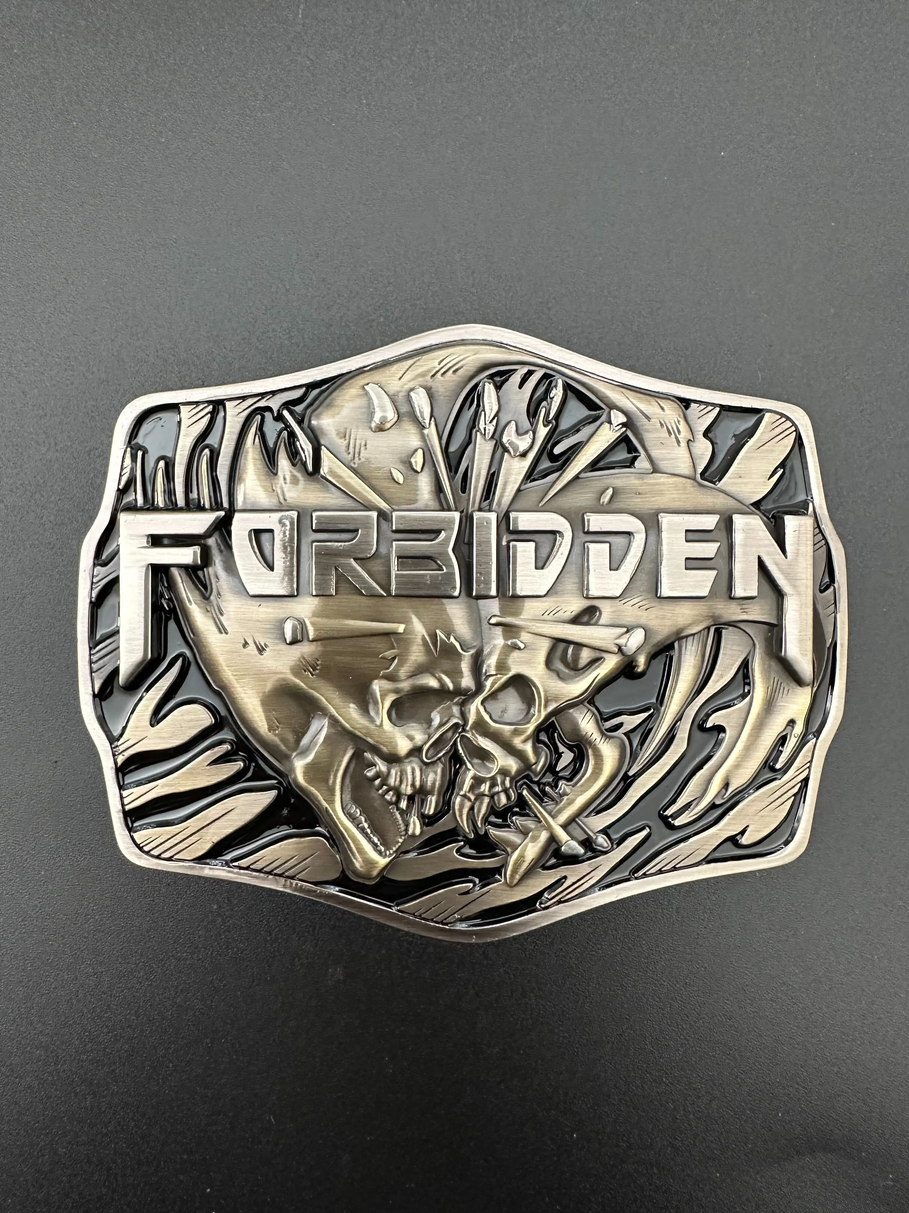 Forbidden - Forbidden Evil Belt Buckle - March Into Fire Edition - Image 3