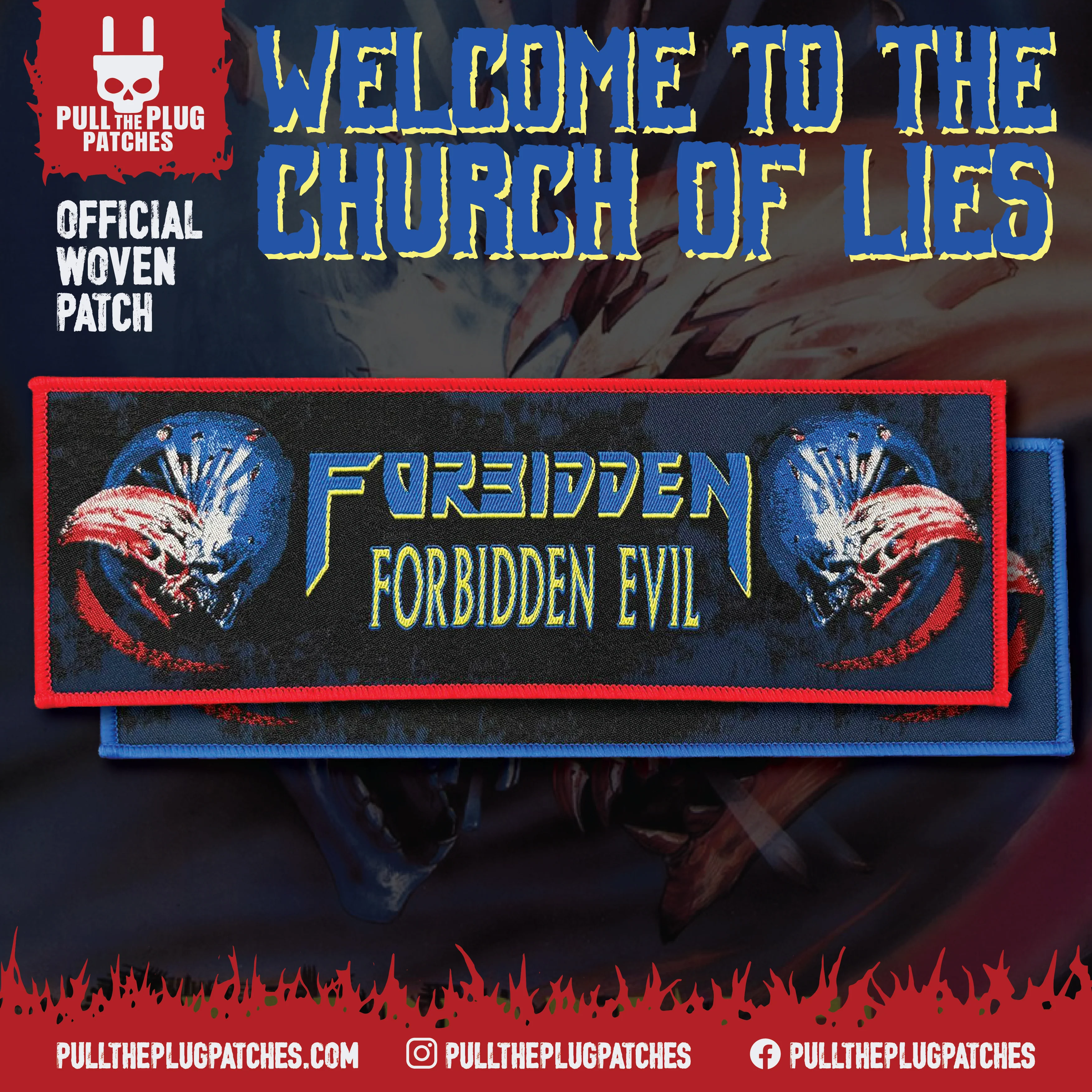 Forbidden - Forbidden Evil - Strip Patch