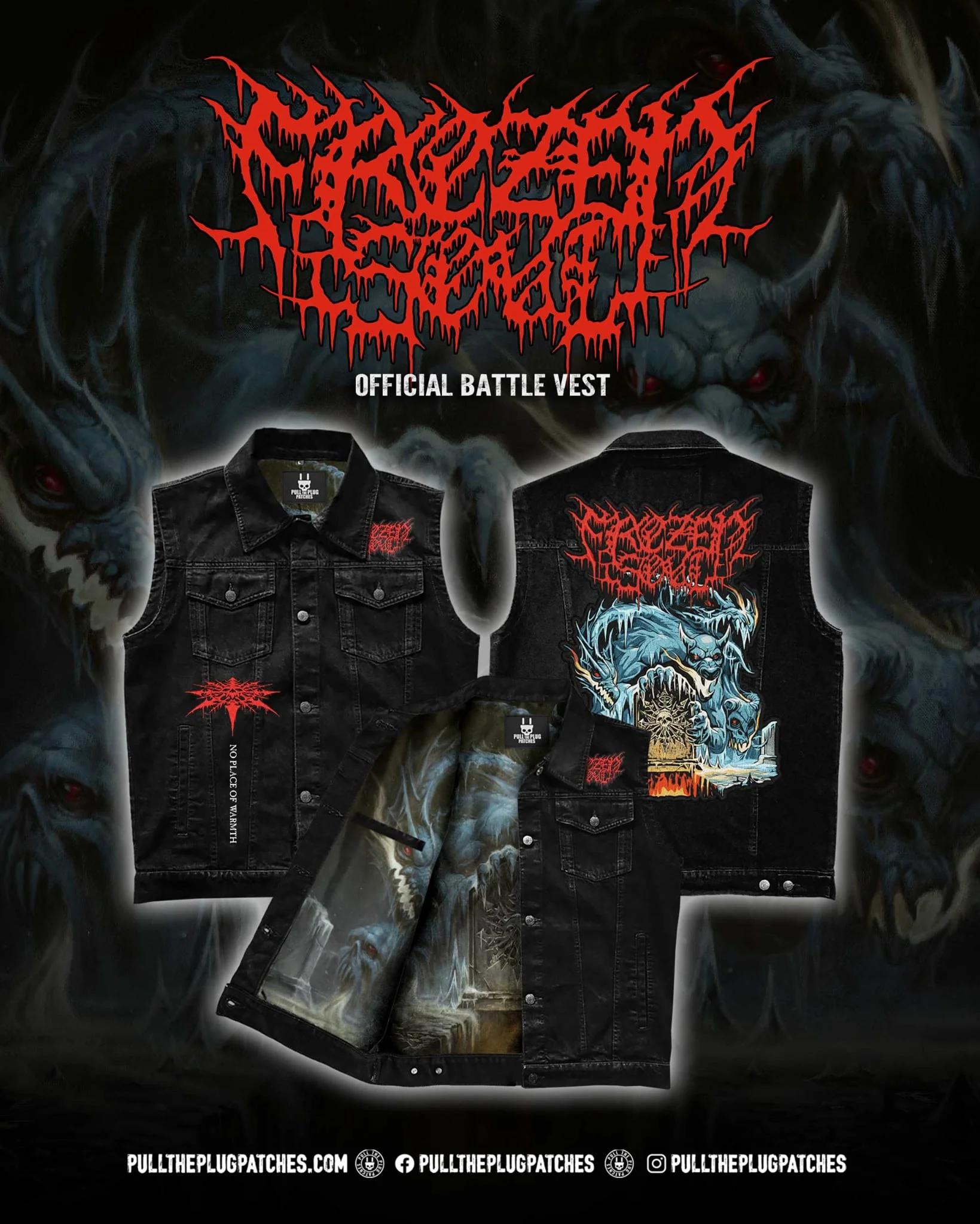 Frozen Soul - No Place of Warmth - Vest