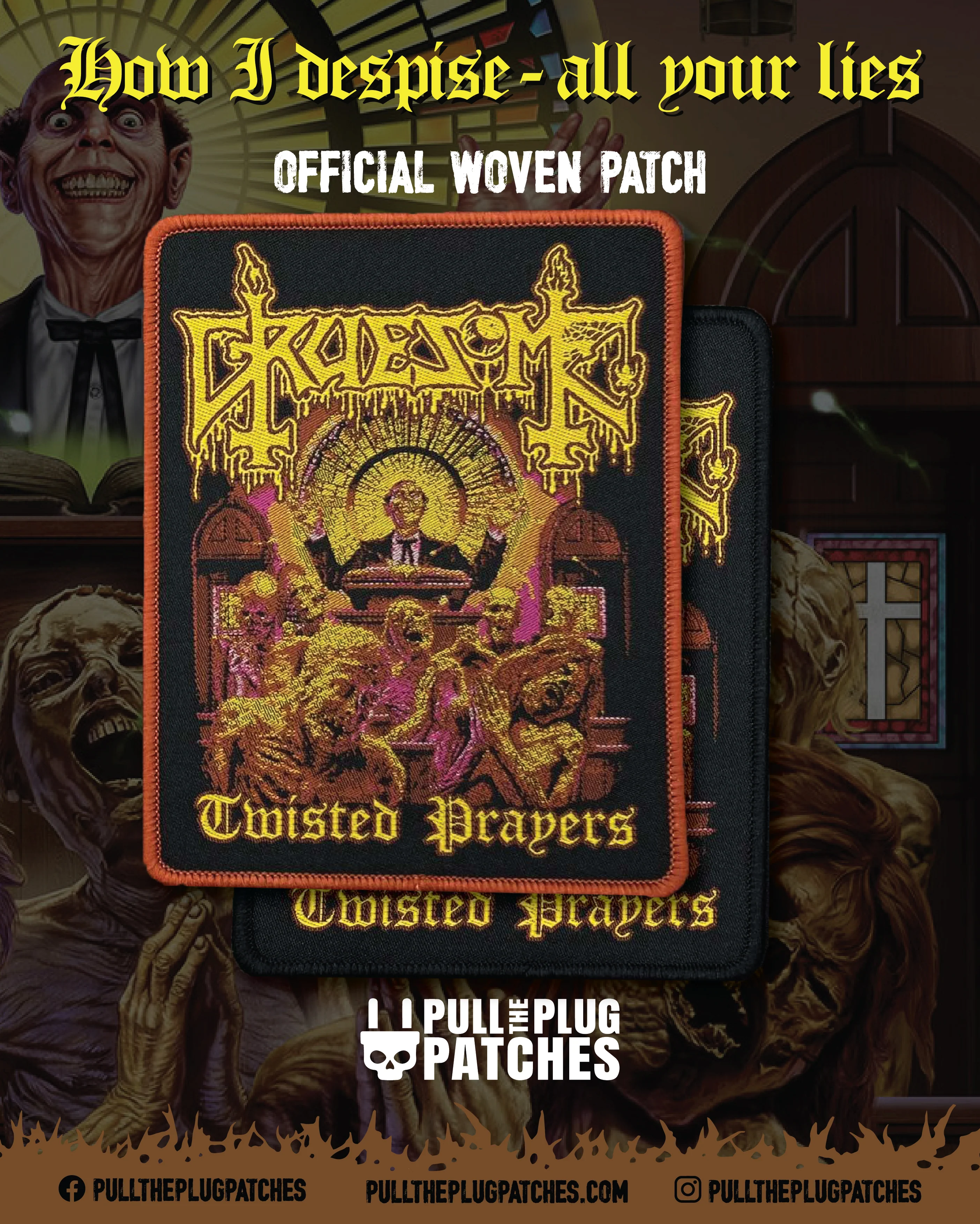 Gruesome - Twister Prayers - Patch