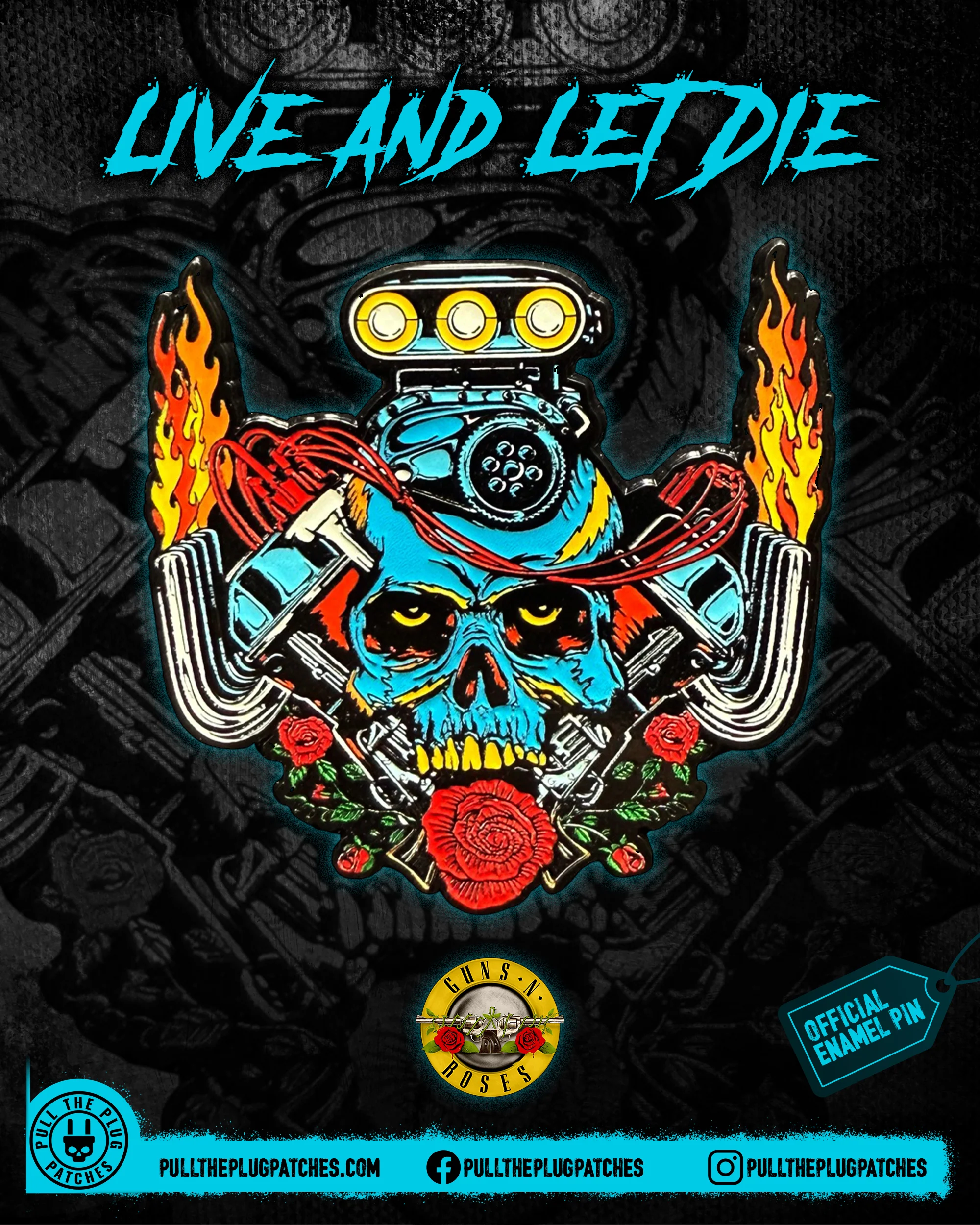 Guns N Roses - Live And Let Die - Pin