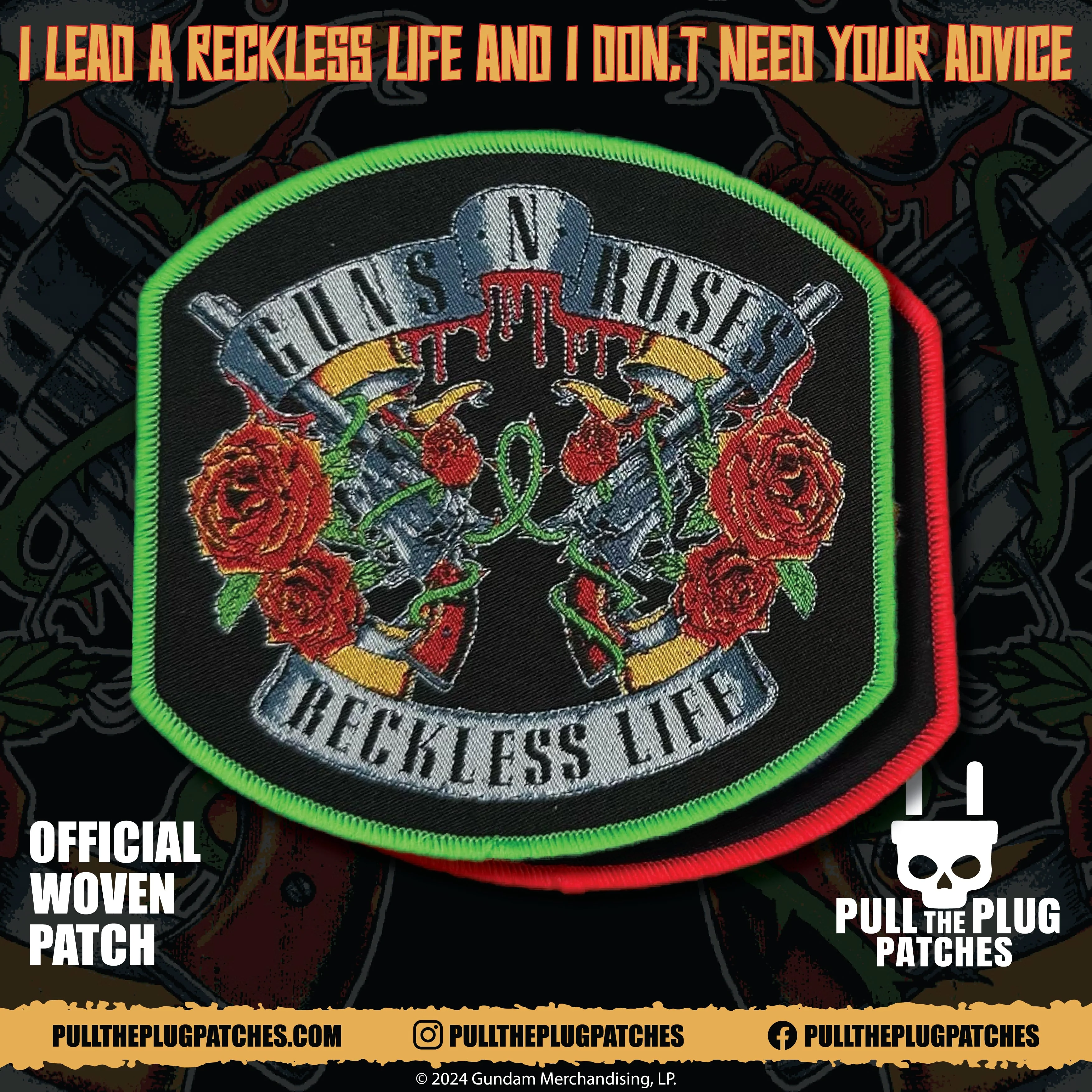 Guns N Roses - Reckless Life - Patch