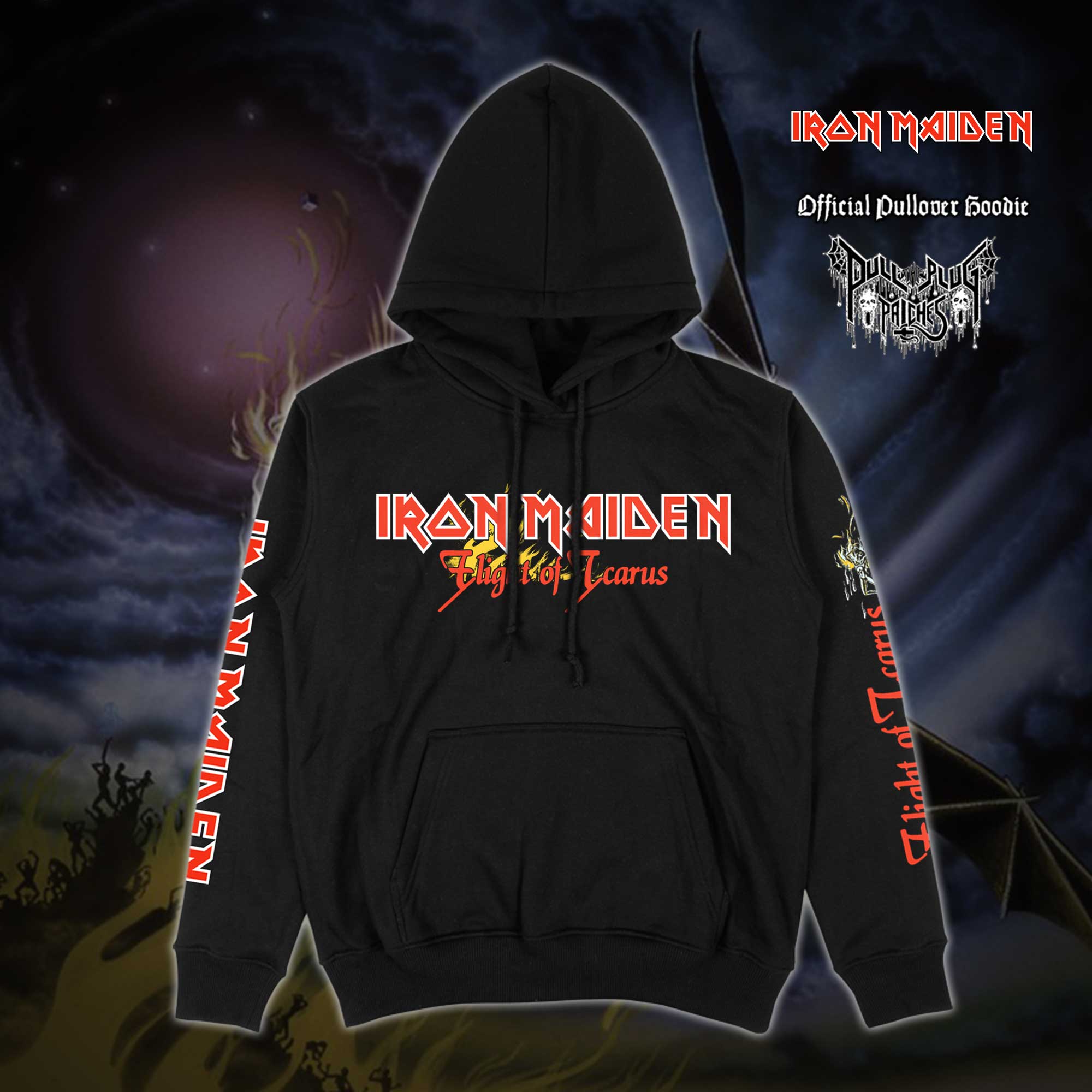 Iron Maiden - Flight Of Icarus - Pullover Hoodie - Image 2