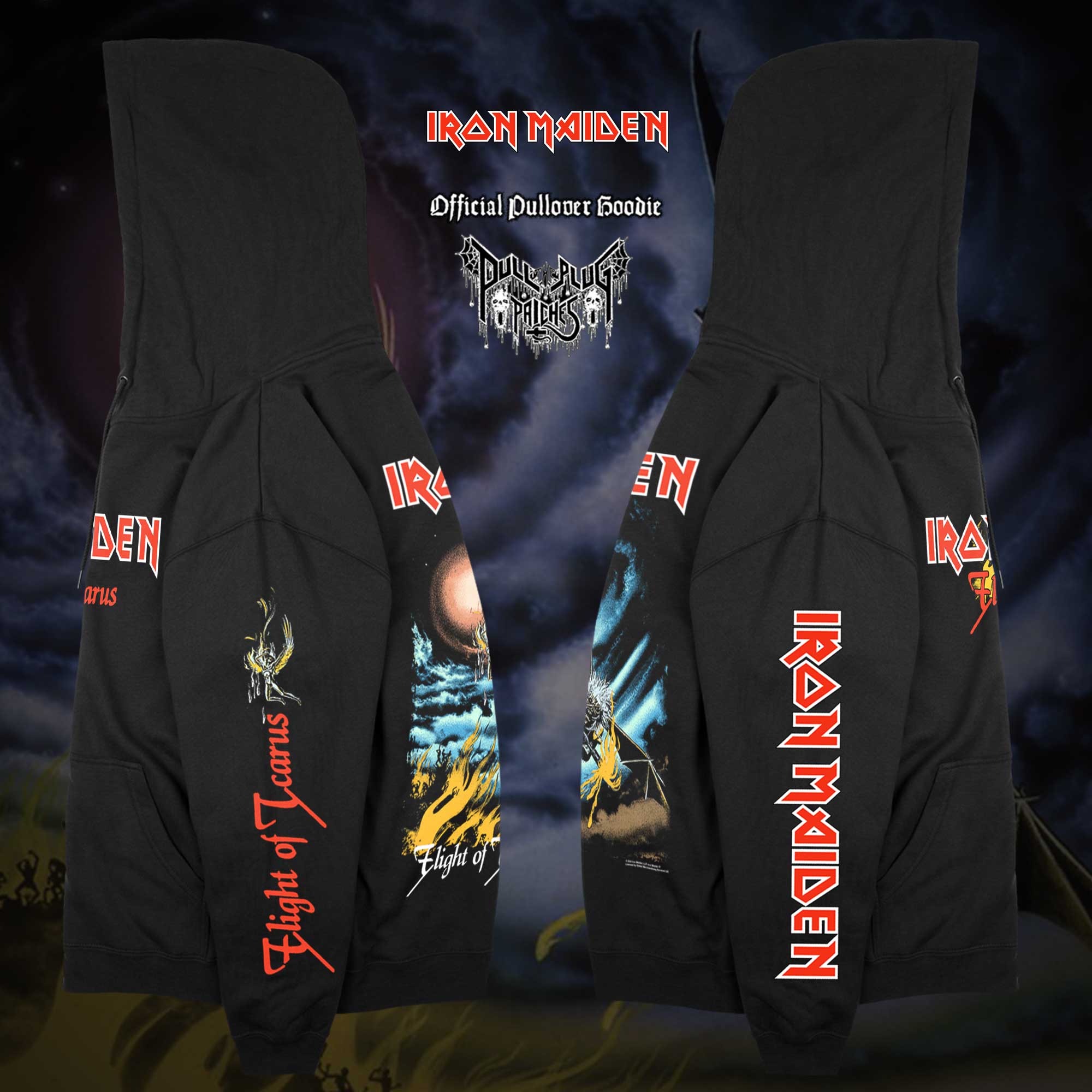 Iron Maiden - Flight Of Icarus - Pullover Hoodie - Image 3