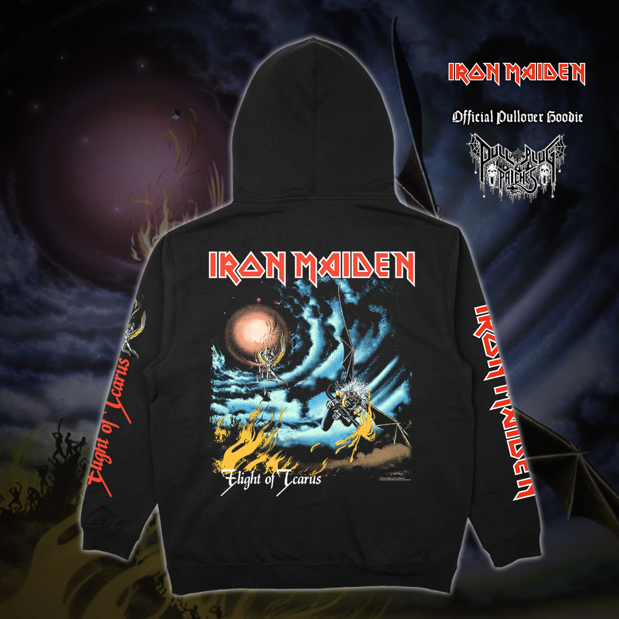 Iron Maiden - Flight Of Icarus - Pullover Hoodie - Image 4